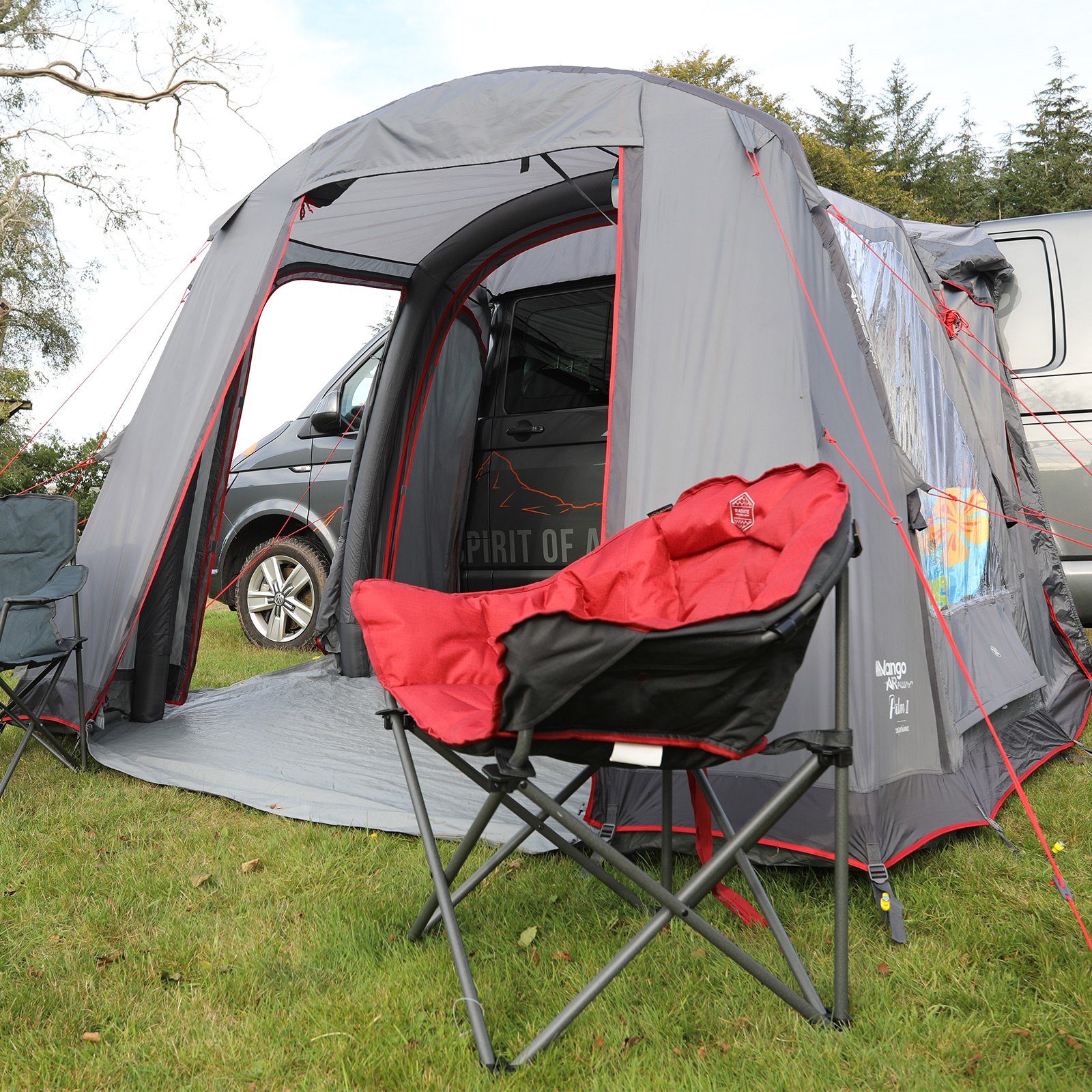 Vango aufblasbares Zelt Air Zelt Airbeam Vorzelt Bus Camping, Low Aufblasbar Van Luft Faros II Auto
