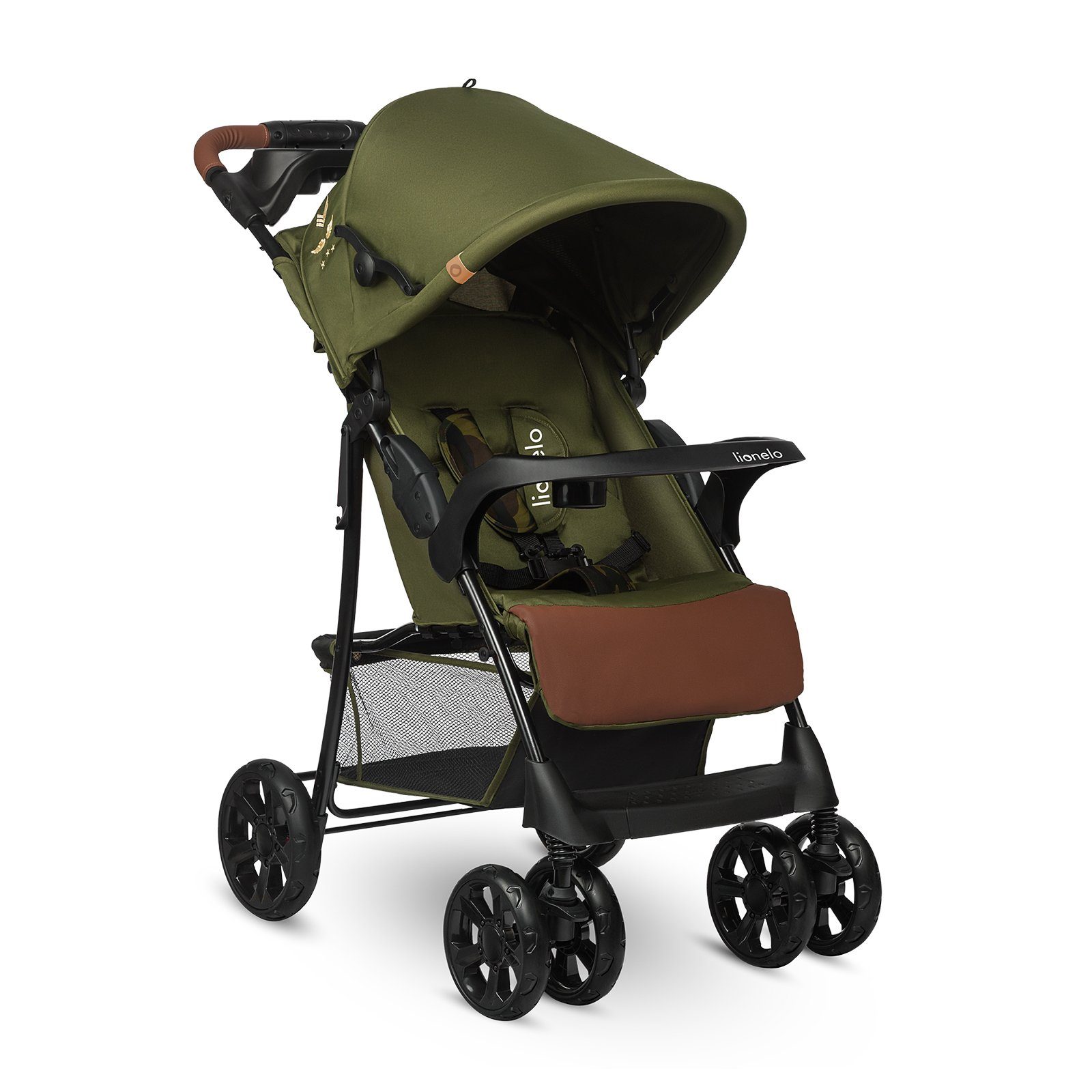 lionelo Kinder-Buggy Emma, Tasche Leicht SGS i EN Bis 15kg