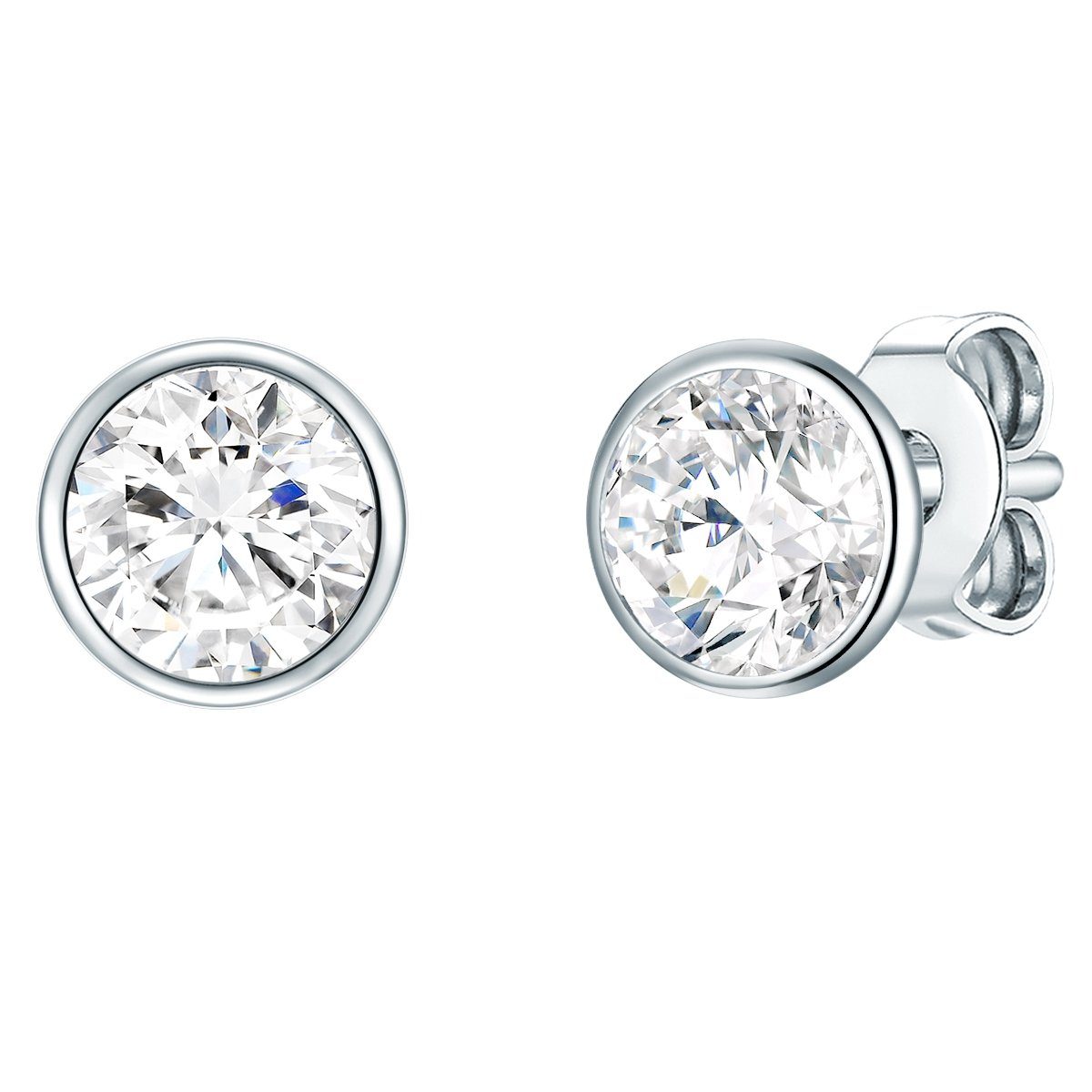 Eastside Paar Ohrstecker Ohrringe aus Edelstahl, mit Zirkonia für Frauen günstig online kaufen