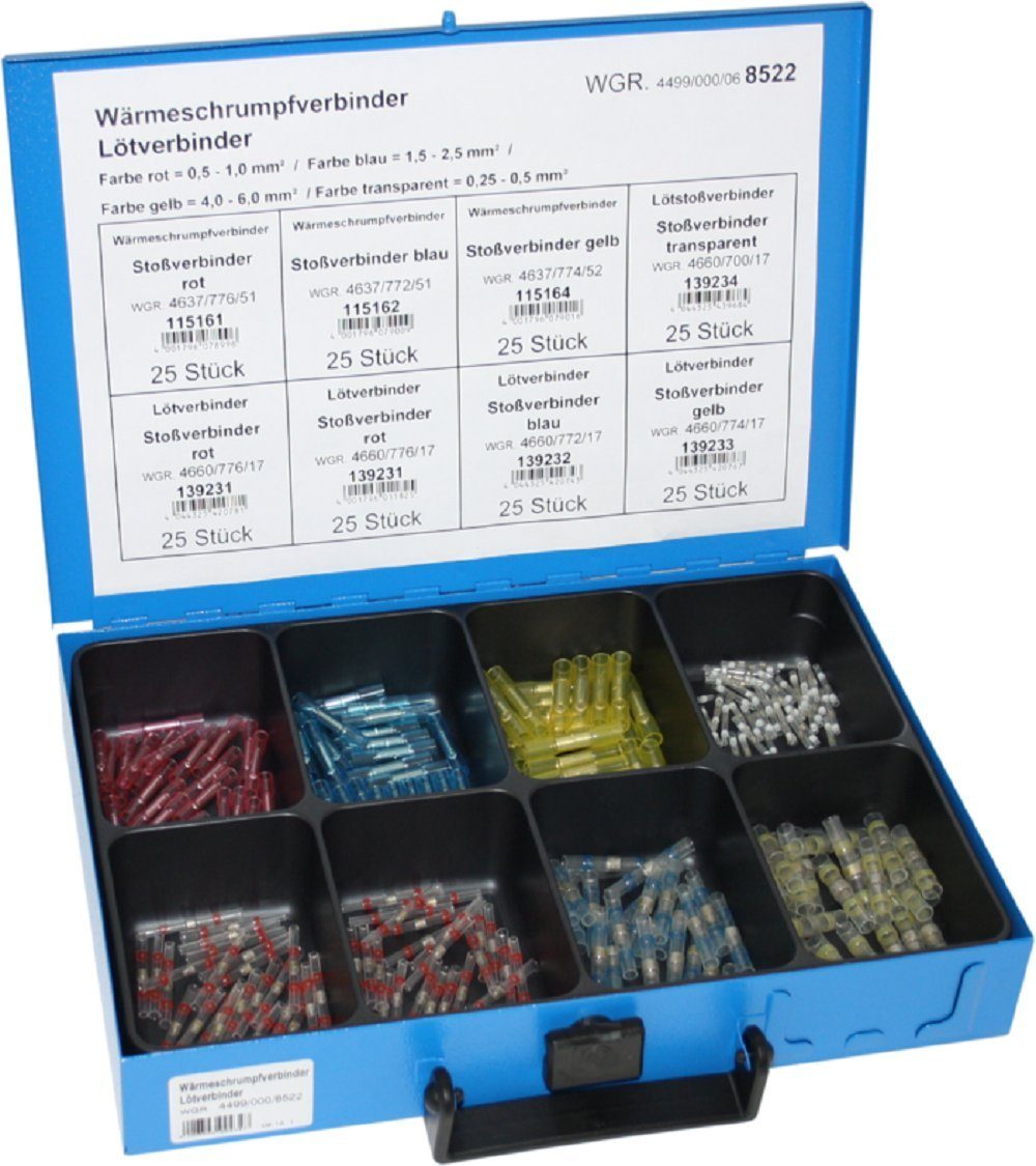 Dresselhaus Werkstatt-Set Dresselhaus Менюe Wärmeschrumpfverbinder, Lötverbinder, DH-8522