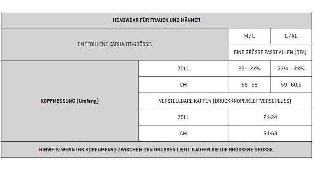 Carhartt Strickmütze Black Label 101070 günstig online kaufen