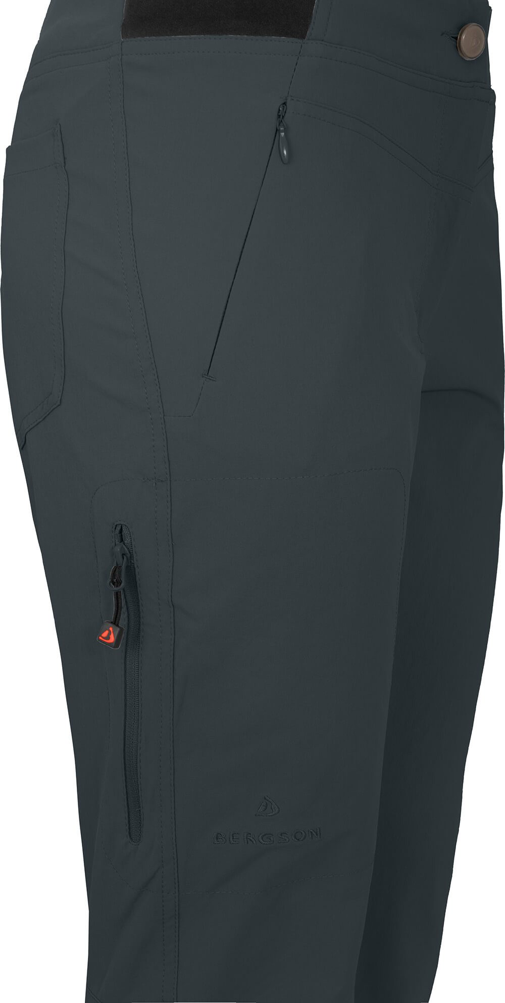Bergson Outdoorhose AKKA Vario (slim) Damen Wanderhose, sportlich, elastisch, komfortabel, Normalgrößen, du