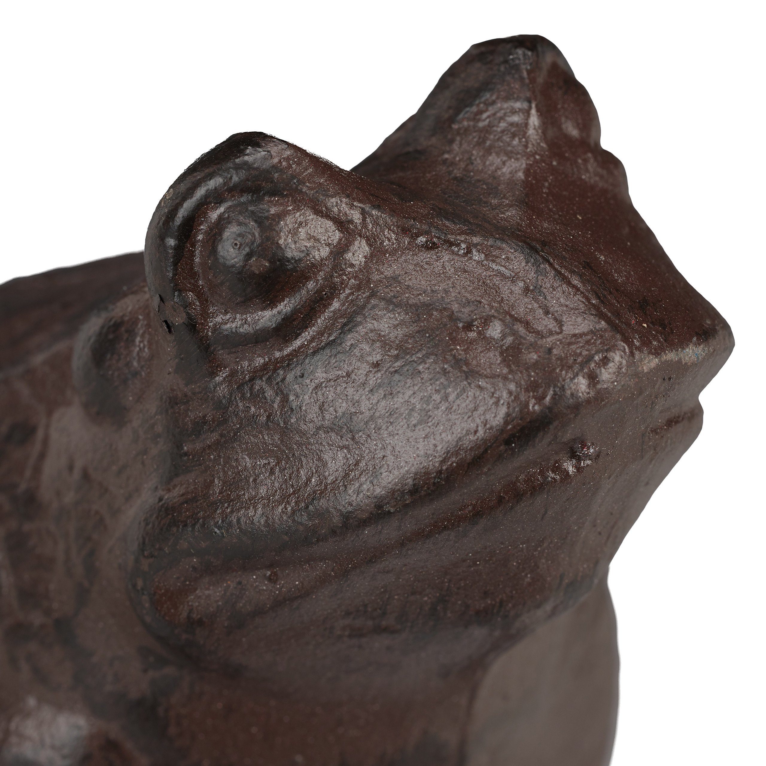 Gartenfigur relaxdays Gartenfigur Frosch x 2 antik