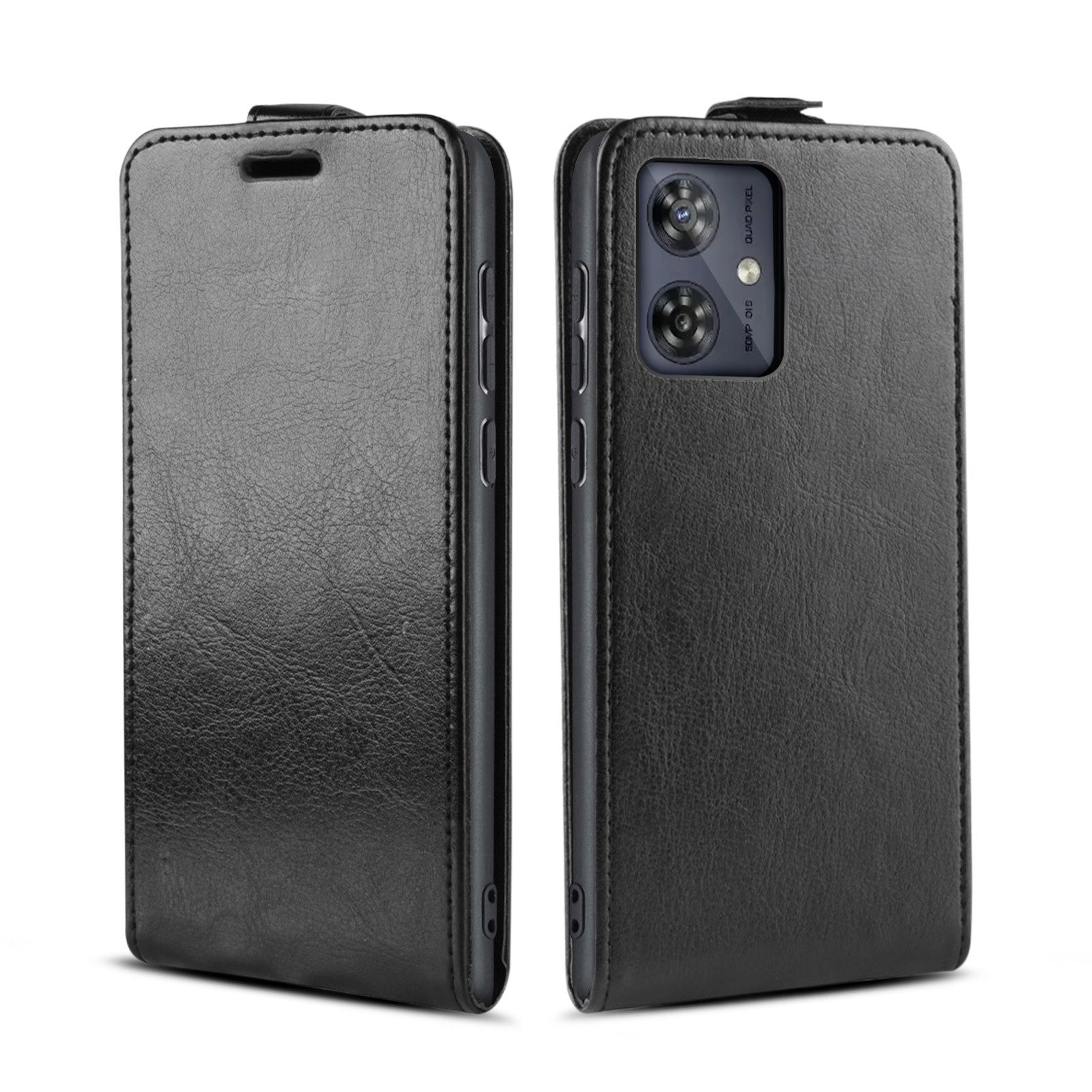 Tec-Expert Handyhülle Klapp Hülle für Motorola Moto G54 6.5 Zoll, 6.5", Tasche Klapphülle Case mit Kartenfach Fliphülle vertikal