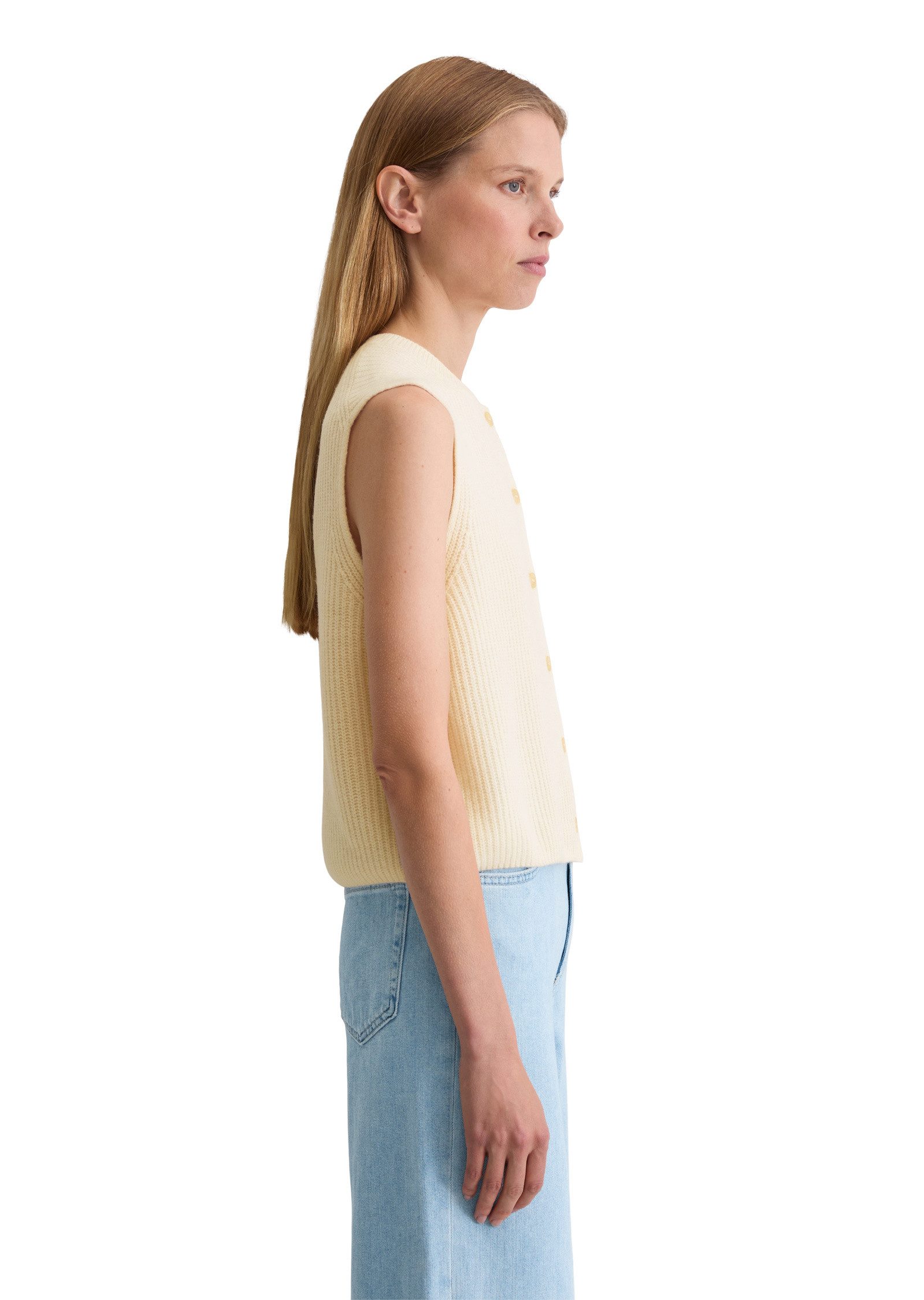 Marc O'Polo Strickweste aus weichem Merinowolle-Mix günstig online kaufen