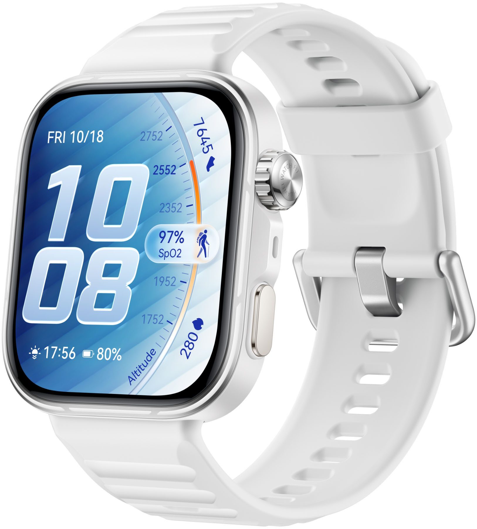 Huawei Watch Fit 5 Pro Smartwatch (4,9 cm/1,92 Zoll, Harmony OS), Brillantes Display, EKG, präzises Schlaftracking, NFC-Zahlung