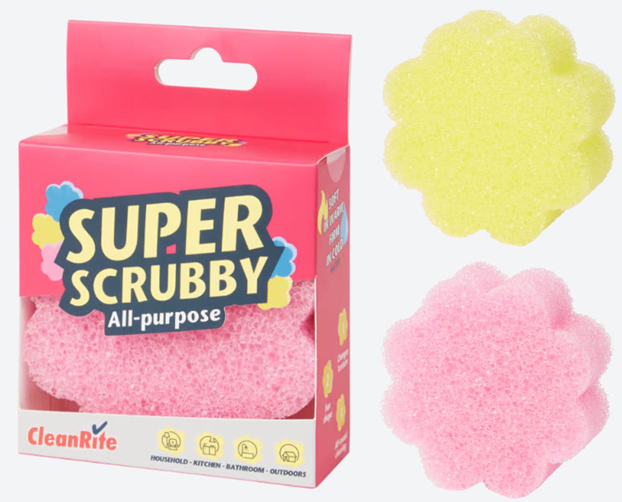 Spectrum Schwamm 3 er Set Super Scrubby Schwamm