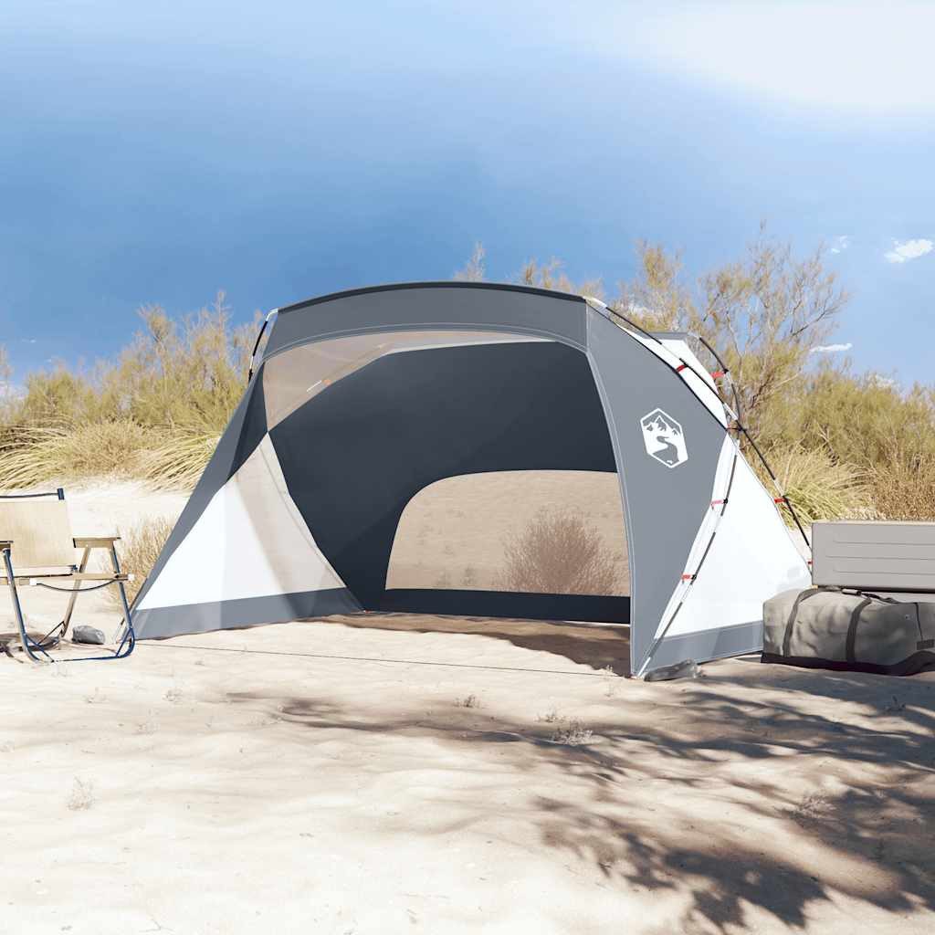 vidaXL Kuppelzelt Strandzelt Grau 274x178x170/148 cm günstig online kaufen