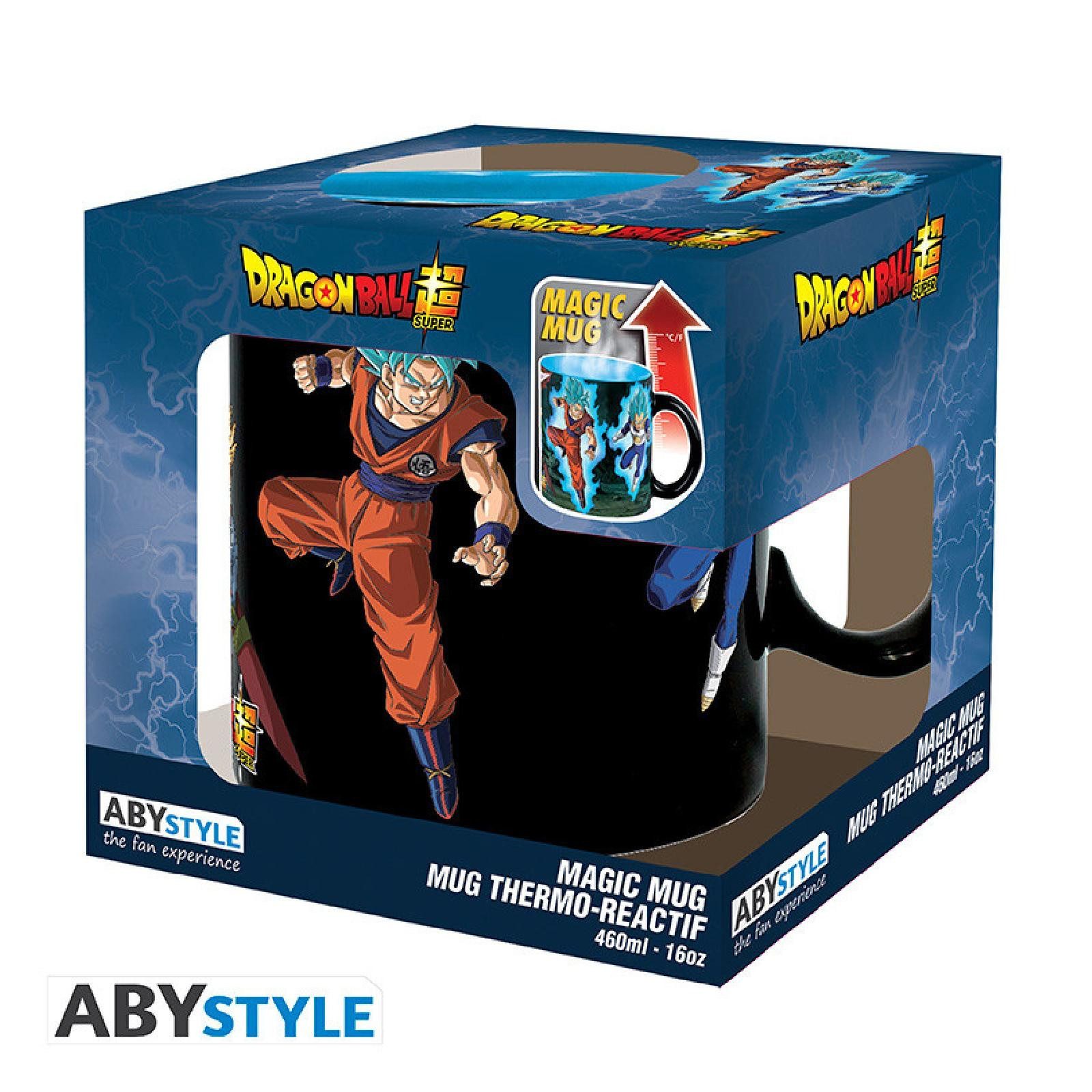 ABYstyle Tasse DRAGON BALL SUPER - Wärmewechsel Tasse - 460ml - Saiyans vs. Black