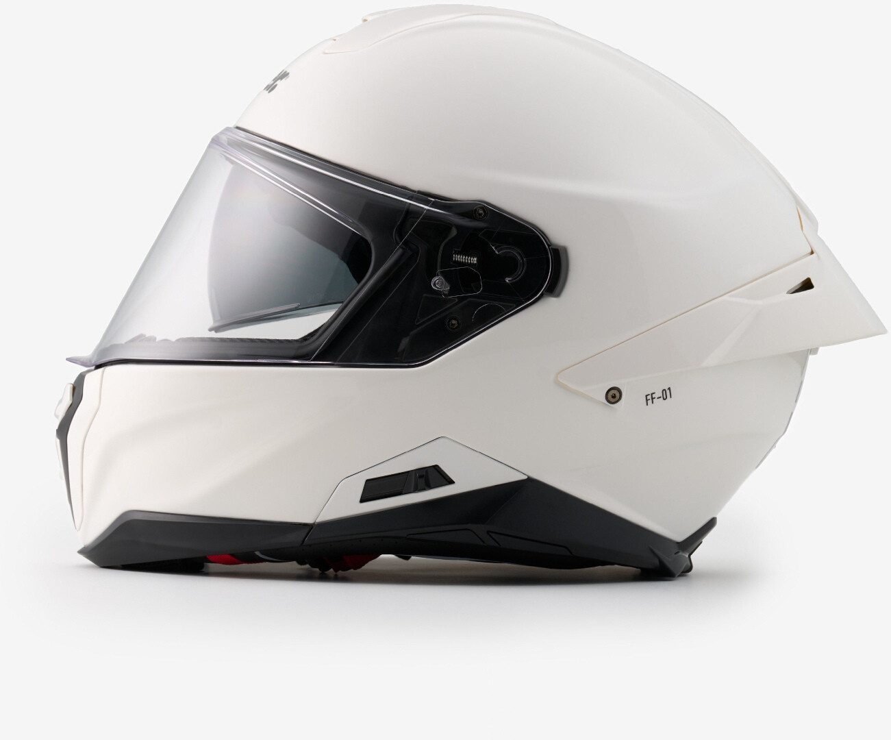 Blauer Motorradhelm FF-01 Monocolor Helm, vorbereitet für Kommunikationssystem,Notfallsystem-Polsterung (EQ