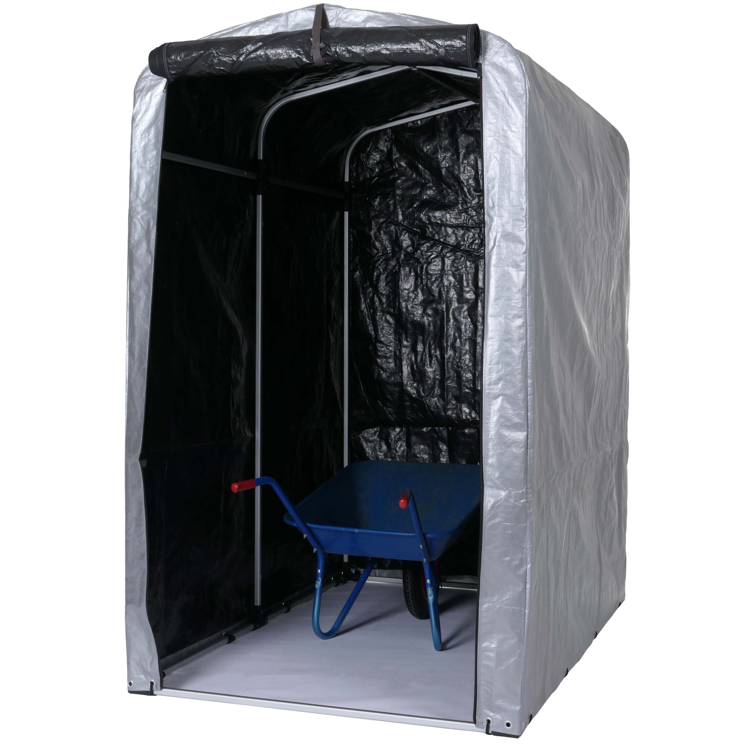 MCW Gartenhaus MCW-N61-121, BxT: 121x201 cm, Inklusive Fixierzubehör für weichen und harten Untergrund