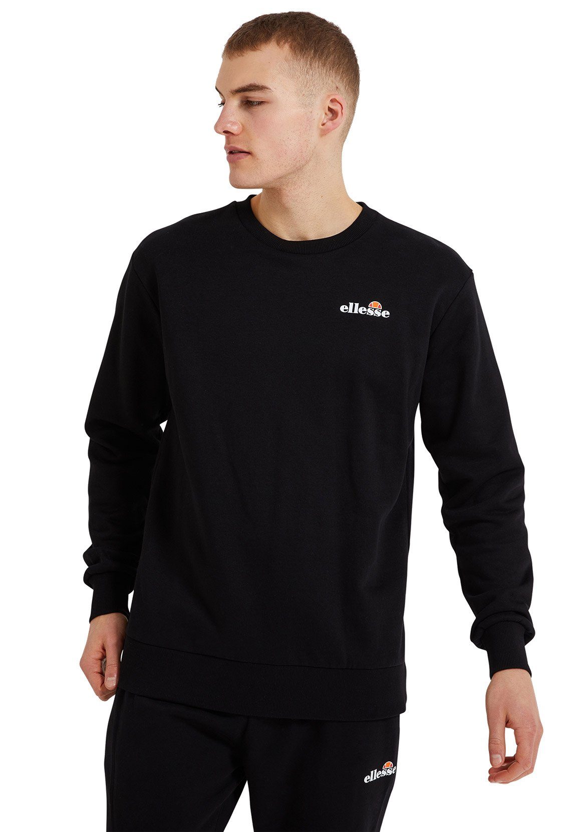 Ellesse Sweatshirt Ellesse Herren Sweater BRUFA SWEATSHIRT Black