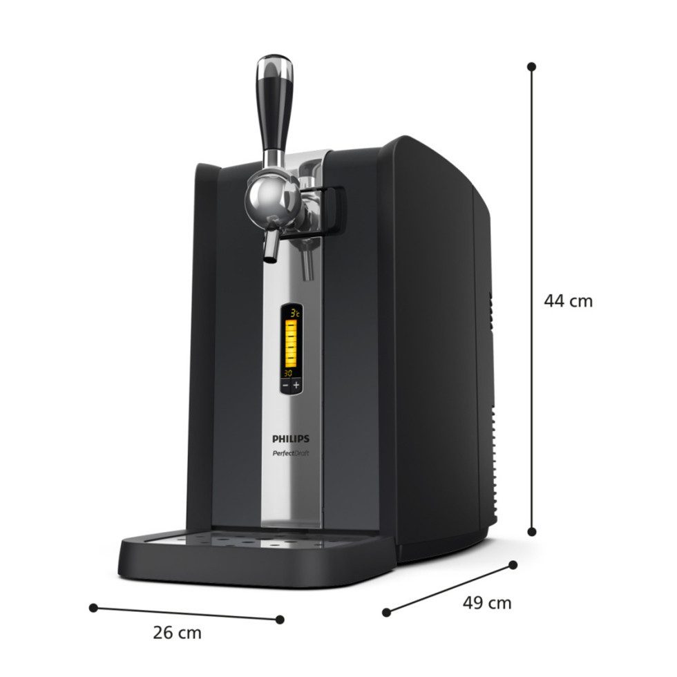 PerfectDraft Bierzapfanlage Perfect Draft Philips Bierzapfanlage HD 3720/26