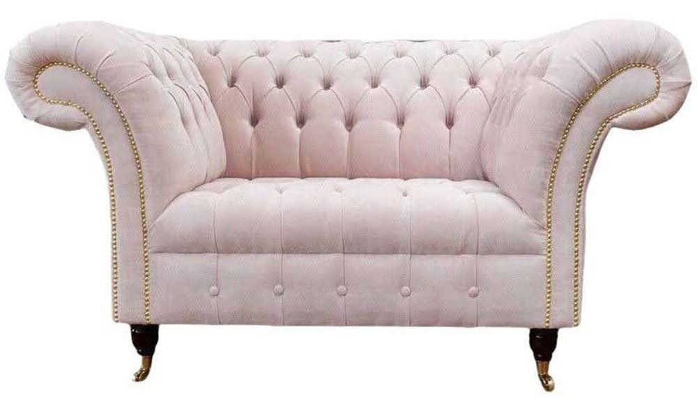 Xlmoebel Chesterfield-Sessel Chesterfield Sessel aus hochwertigem Stoff in eleganter Optik (1-St., Sessel), Hergestellt in Europa