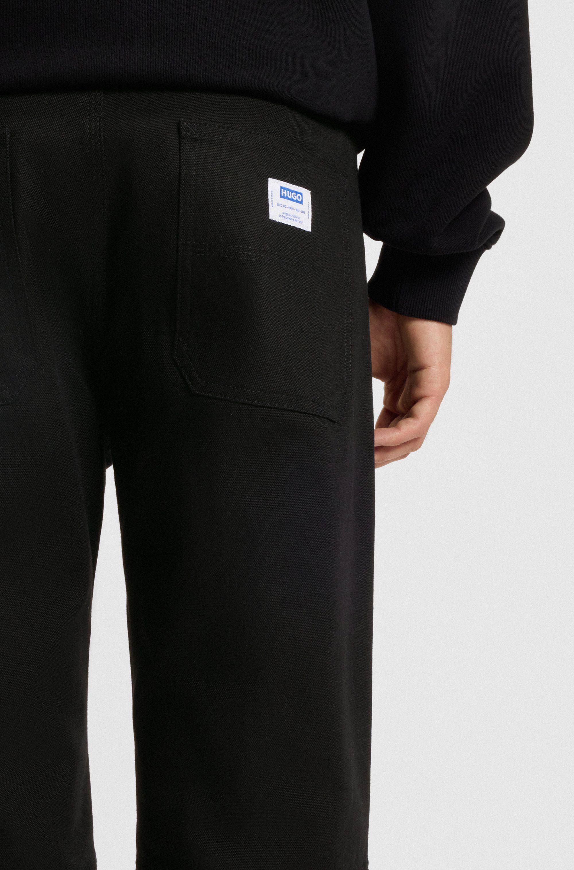 HUGO Chinohose Zarik regular fit mit schmalem Bein