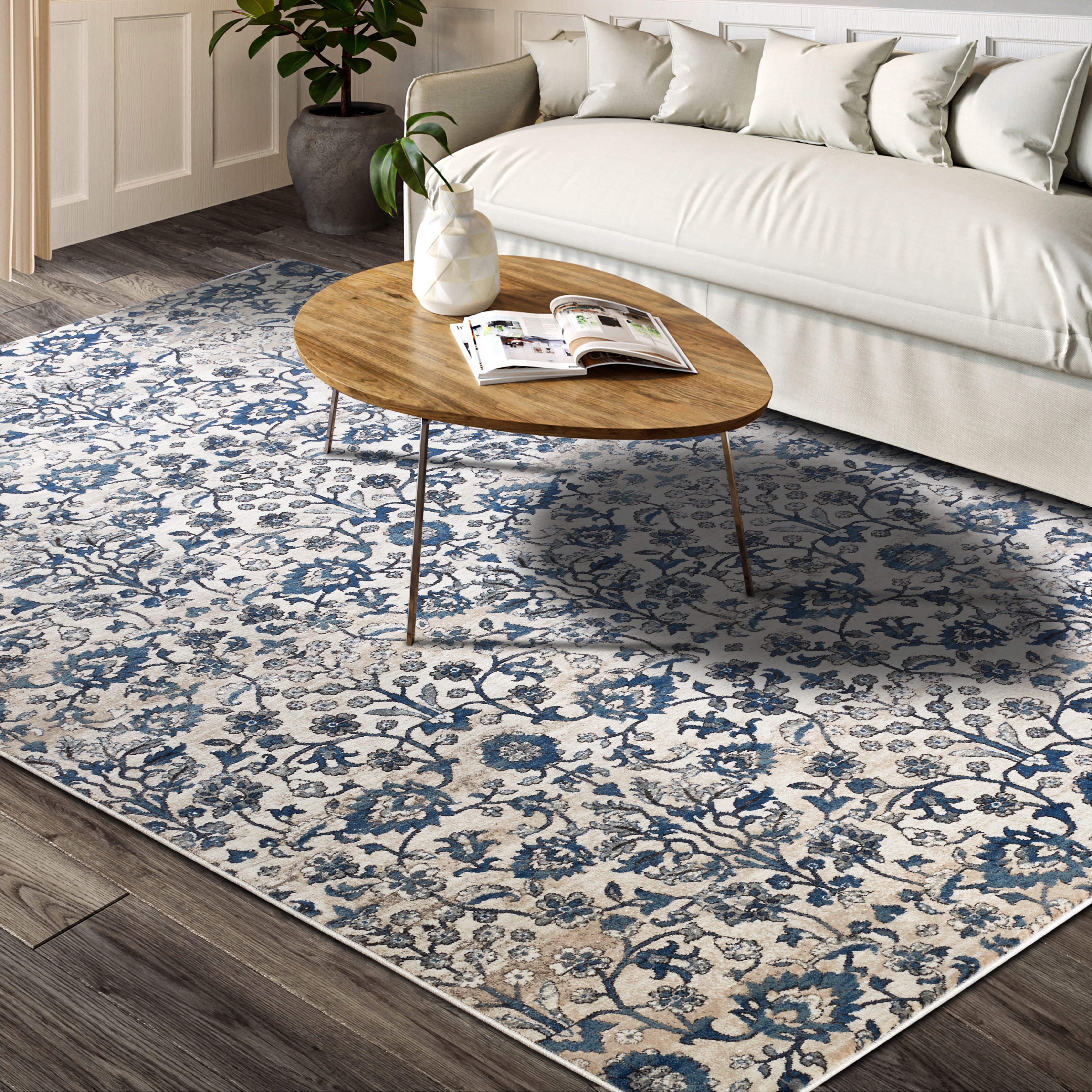 Villeroy & Boch Teppich Ernest, rechteckig, Höhe: 11 mm, Läufer, Orientalisch, Wohnzimmer, Schlafzimmer, Klassisch, Kurzflor