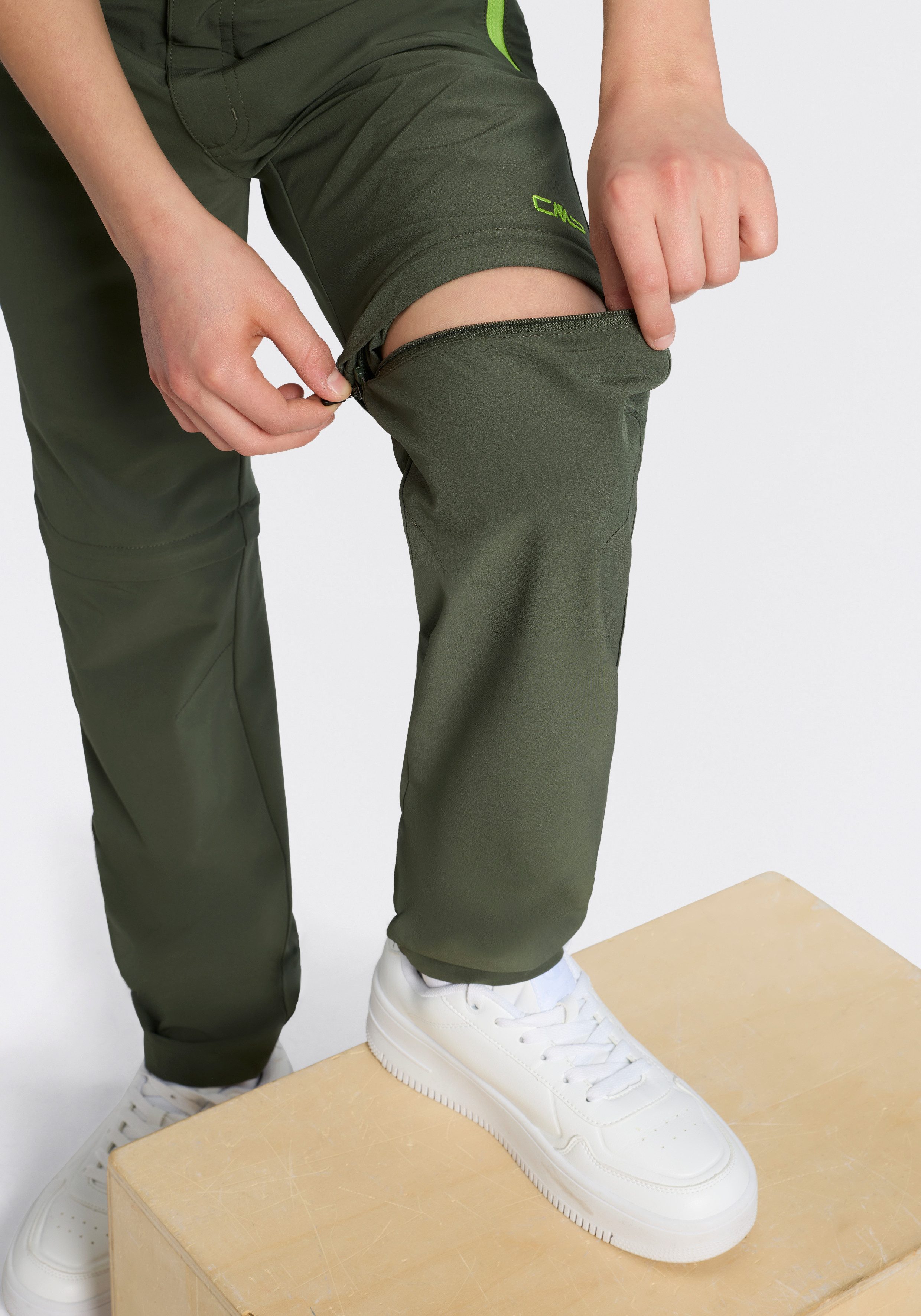 CMP Zip-off-Hose KID ZIP-OFF-PANT (Set, mit Gürtel) Elastisch & Atmungsaktiv & Schnell trocknend & für Kinder