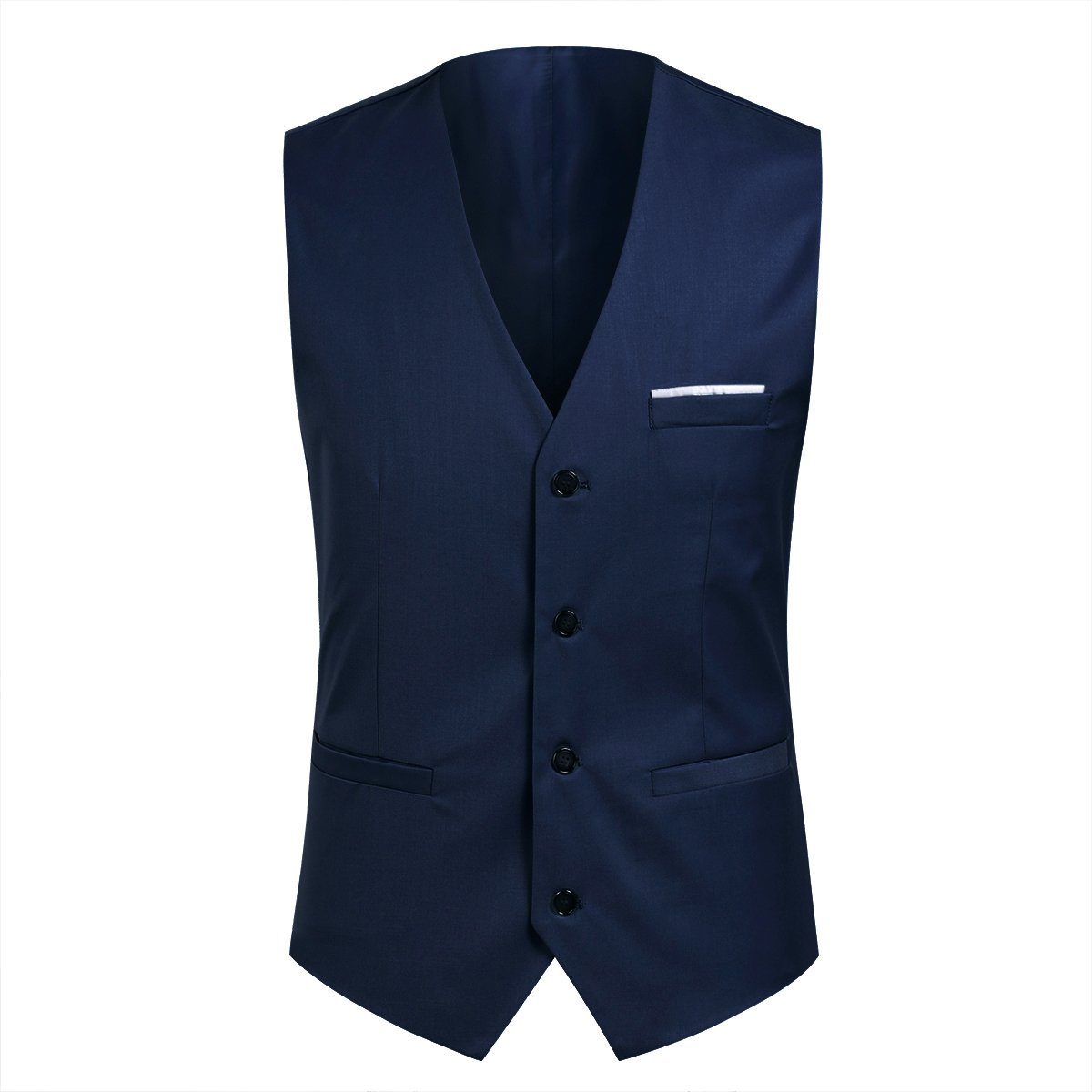 Allthemen Anzug (3 tlg) Herren Slim Fit Anzug Elegantes Anzugset für Business
