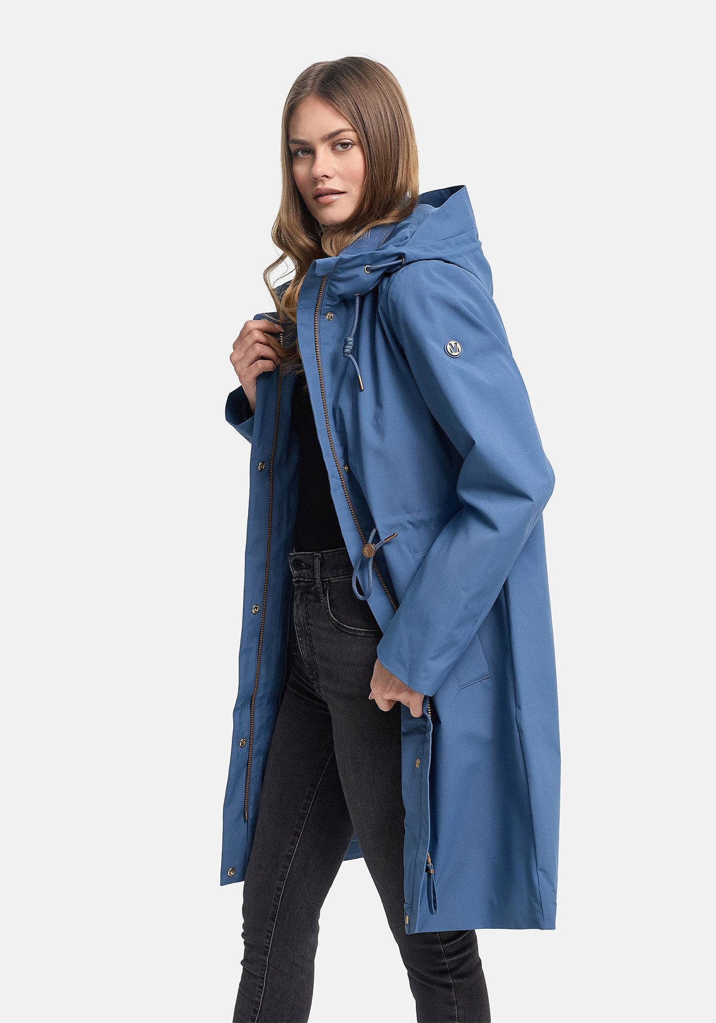 Marikoo Outdoorjacke Zilandaa Moderner Outdoorparka mit Kapuze und Kordelzug – Bild 2 von 5