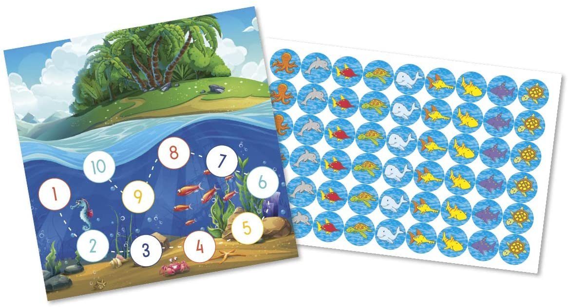 LK Trend & Style Sticker Belohnungssticker für Kinder mit Lerneffekt, (Kinder), viele bunte Sticker zum Einkleben