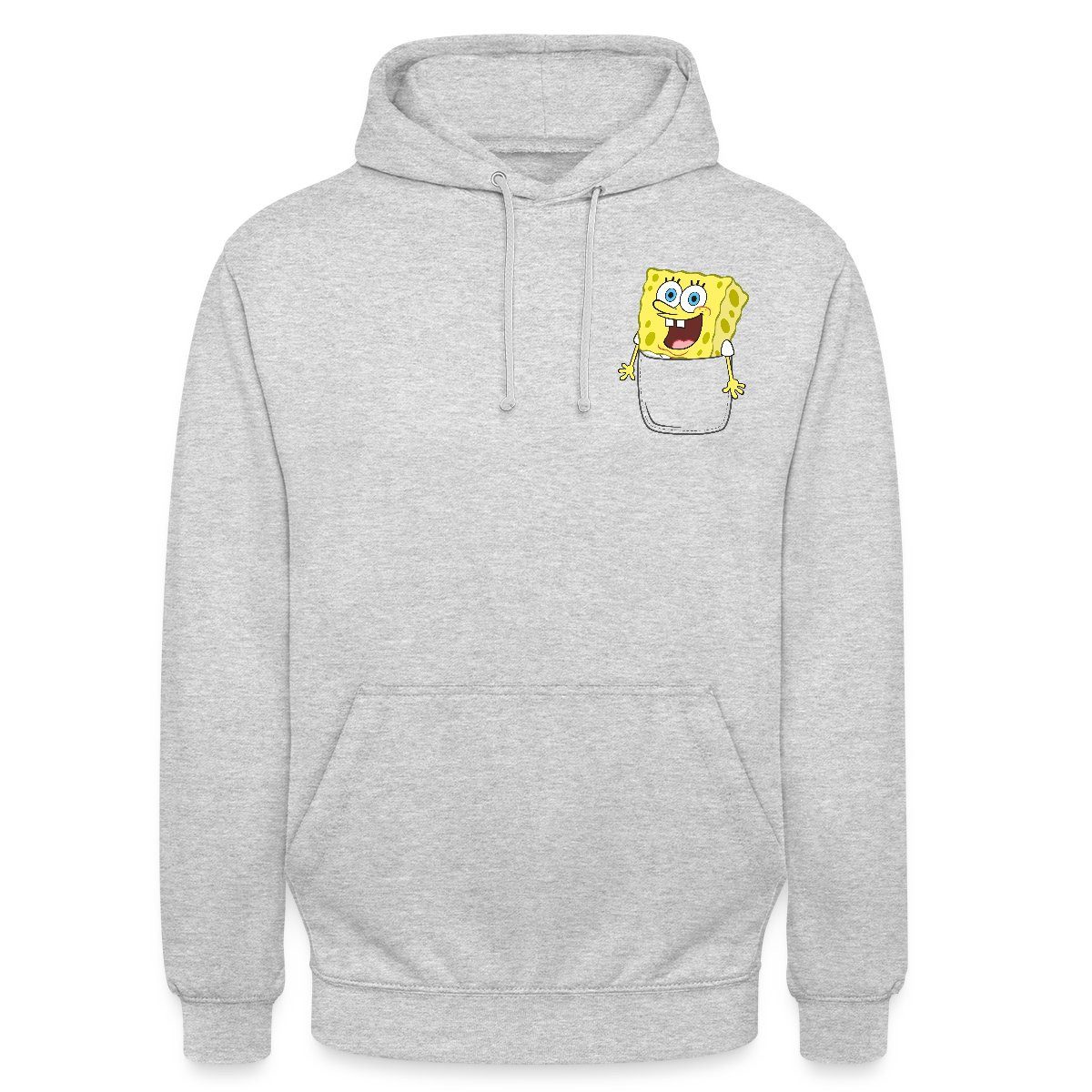 Hoodie SpongeBob Schwammkopf Ich Bin Bereit Brustmotiv Unisex Hoodie