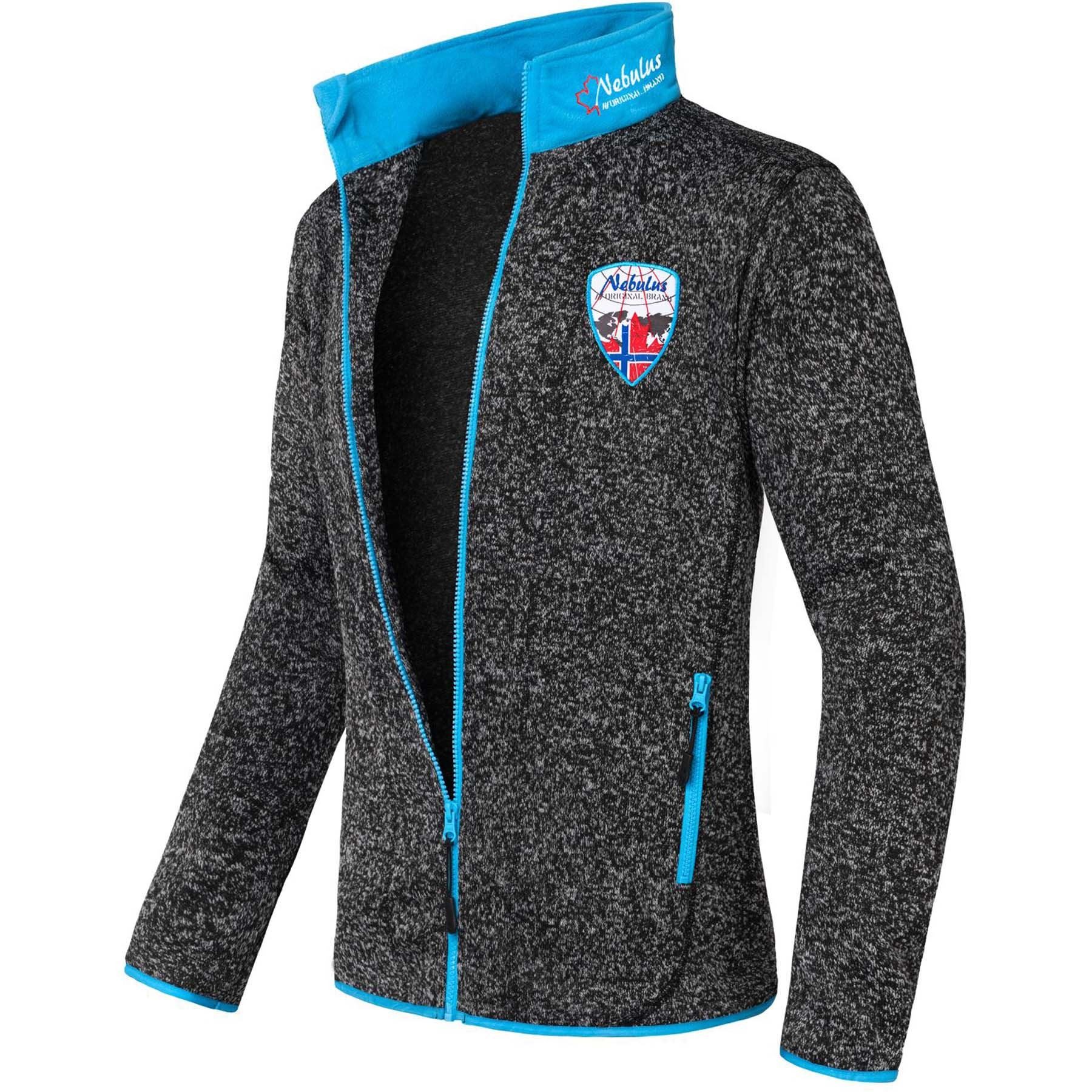 Fleecejacke VLADO, P4511 - Herren, schwarz-malibu, S