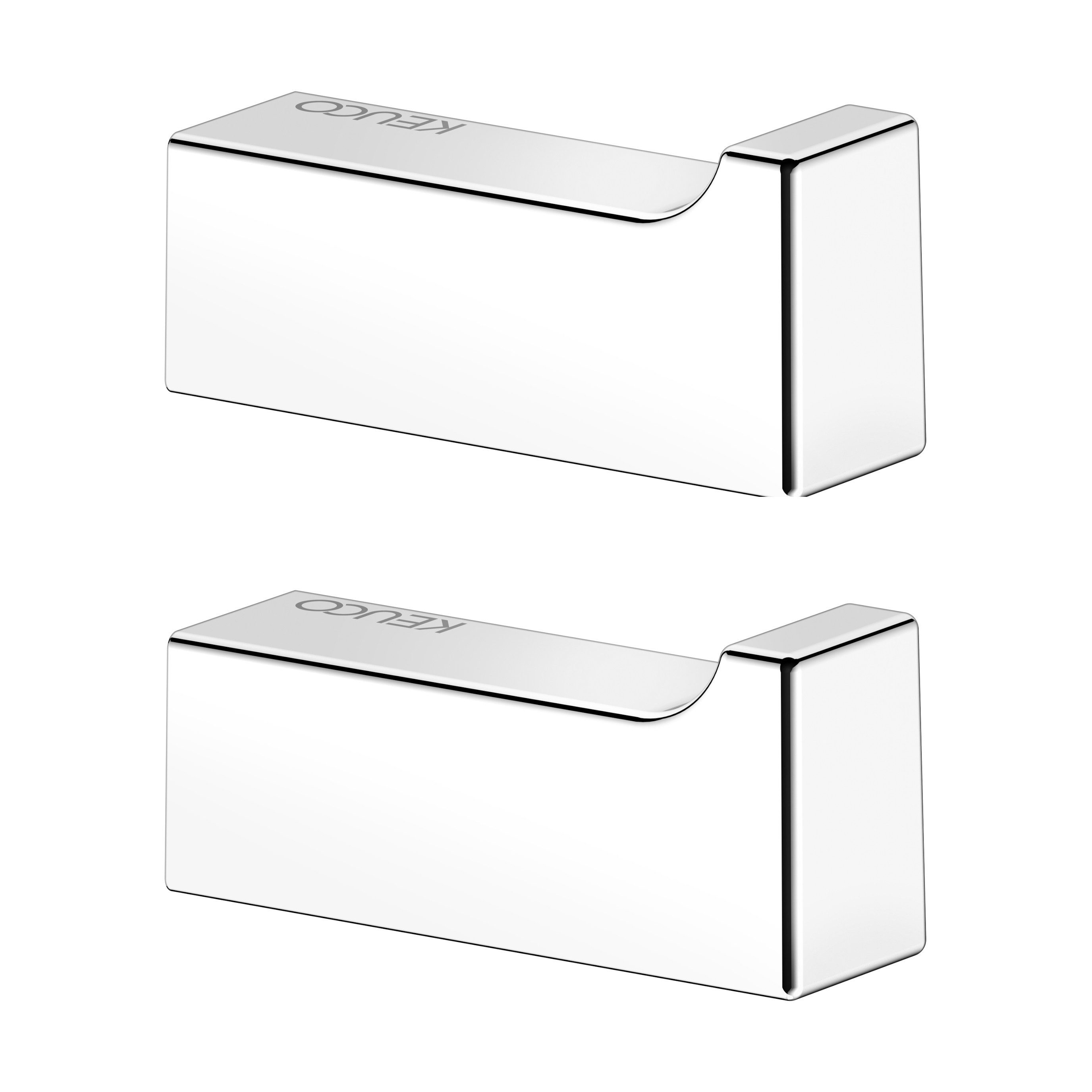 Keuco Handtuchhaken Edition 11 2er Set, (Set), aus Metall, verchromt, für Handtücher und Bademäntel, Wandmontage