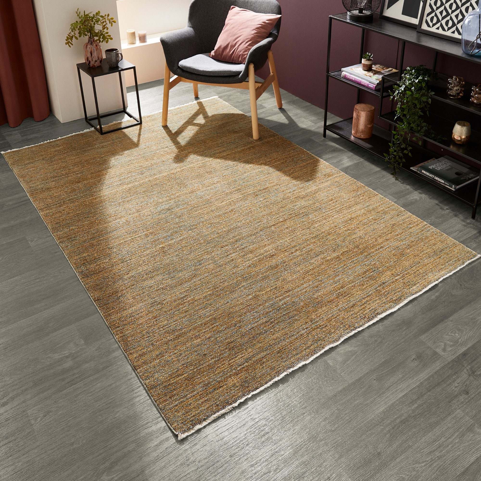 LUXOR living Teppich Rocco, rechteckig, Höhe: 11 mm, Vintage-Look, verschiedene Designs, mit Fransen, Wohnzimmer