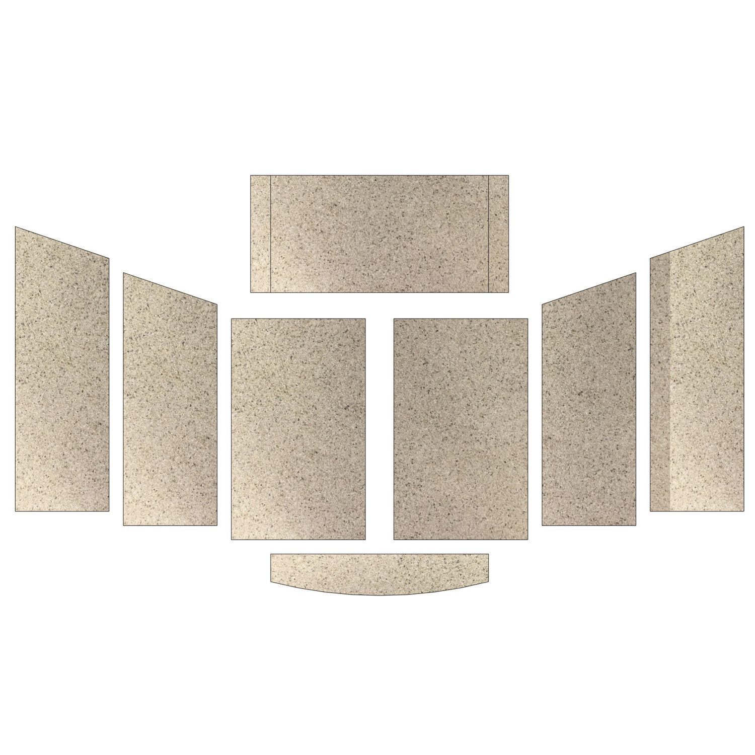 H&M Germany Kaminofen-Erweiterungssegmet Innenauskleidung Vermiculite Opera günstig online kaufen