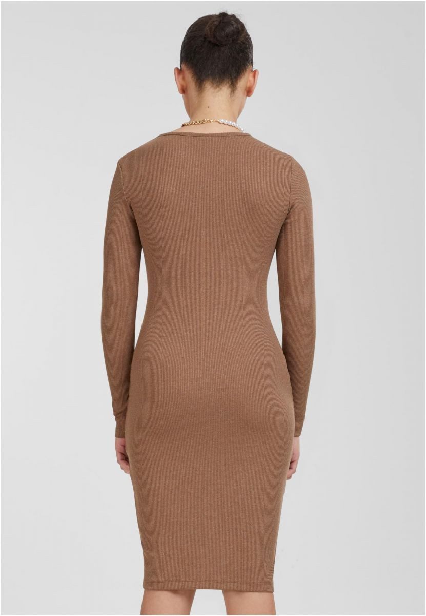 URBAN CLASSICS Sweatkleid Ladies Rib Dress XS bis XL günstig online kaufen