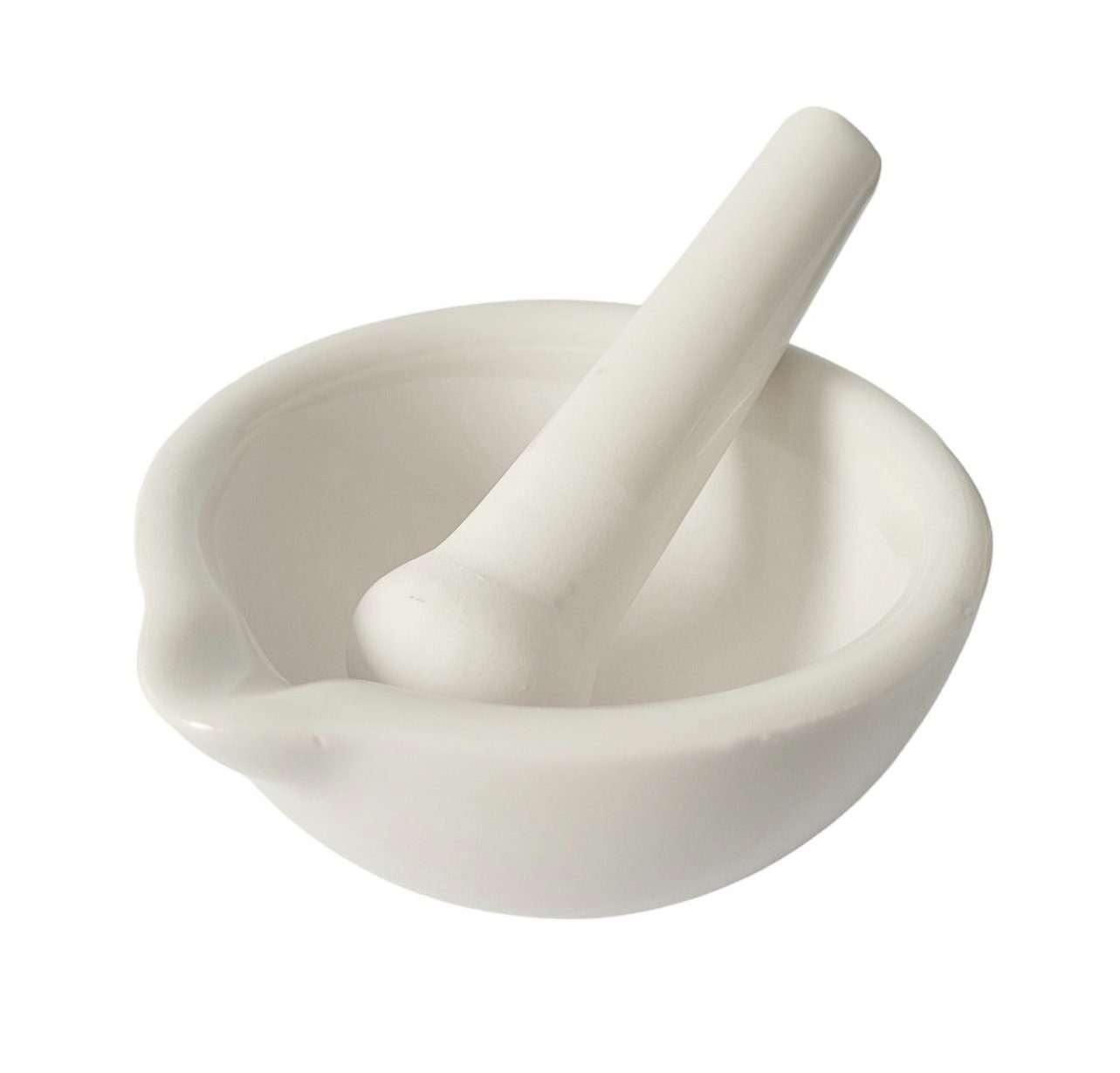 Provance Mörser Keramik Mörser mit Stößel 10 cm Durchmesser 4,5 cm Höhe, kleine Mängel