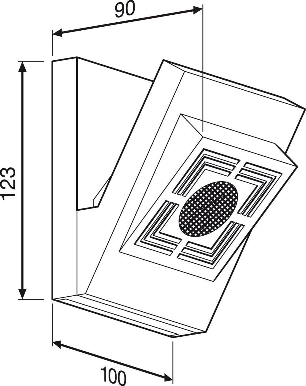 Osram Wandleuchte Osram Innenbeleuchtung TRESOL Cube biela, Osram Innenbeleuchtung TRESOL Cube biela