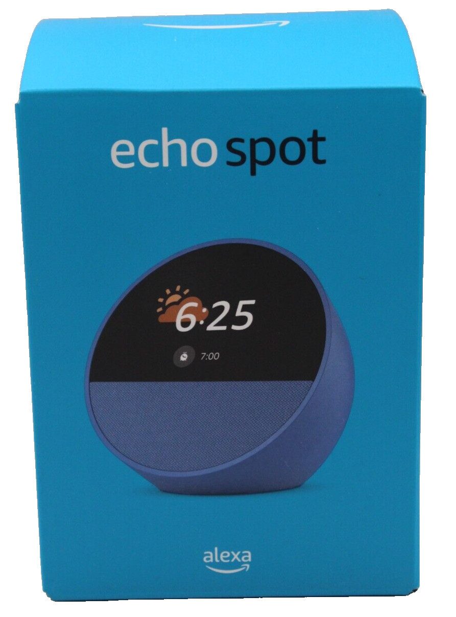 Echo Spot 2024 Kompakter & Smarter Lautsprecher WLAN Bluetooth Wecker Smart Speaker