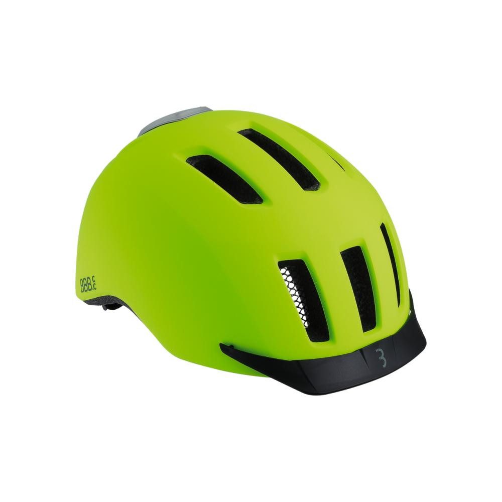 Fahrradhelm BBB Helme Grid L (58-62cm) matt neon gelb
