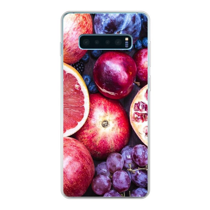 MuchoWow Handyhülle Obst - Regenbogen - Farben Phone Case Handyhülle Samsung Galaxy S10 Lite Silikon Schutzhülle