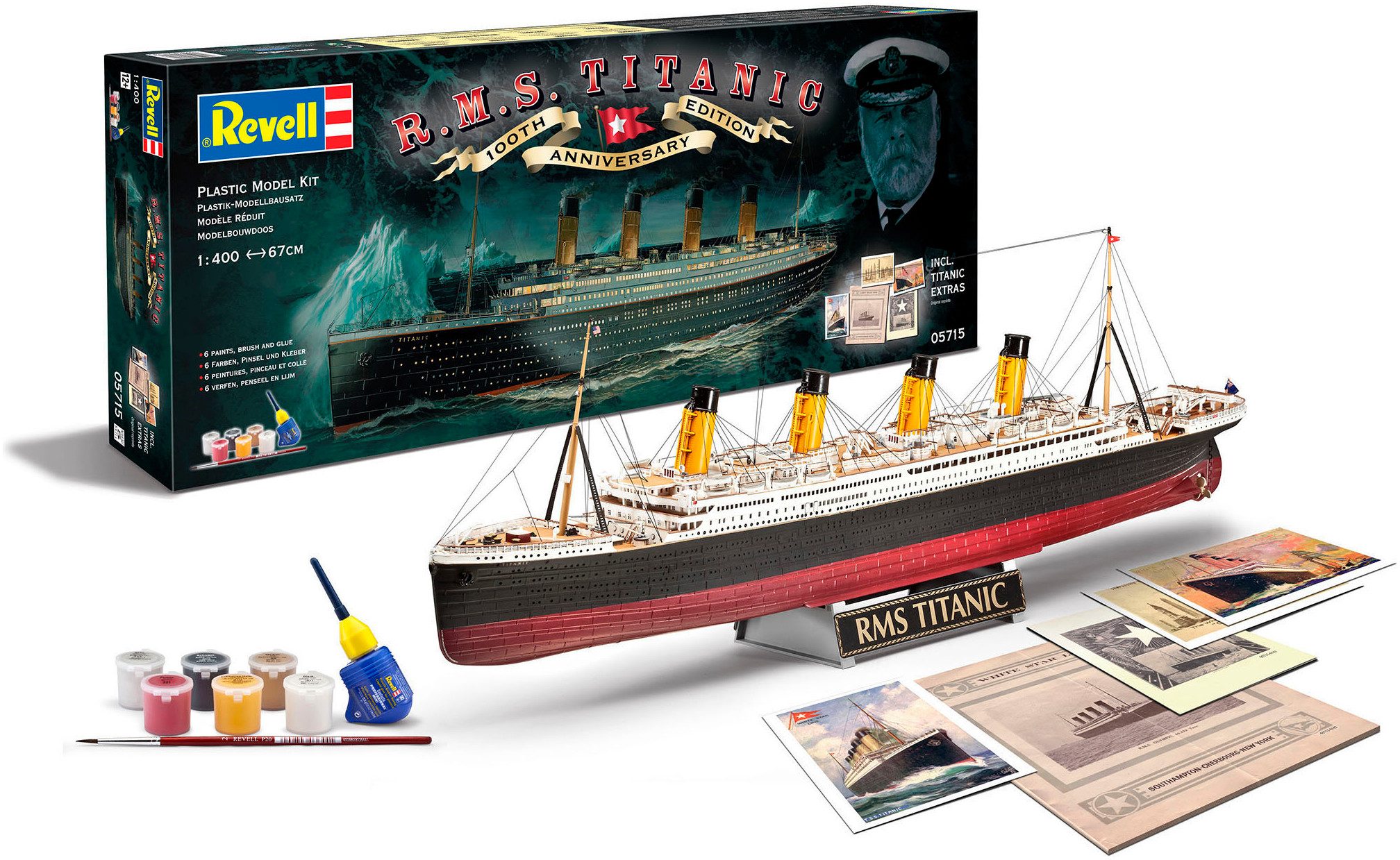 Revell® Modellbausatz Geschenkset 100 Jahre R.M.S. Titanic, Made in Europe