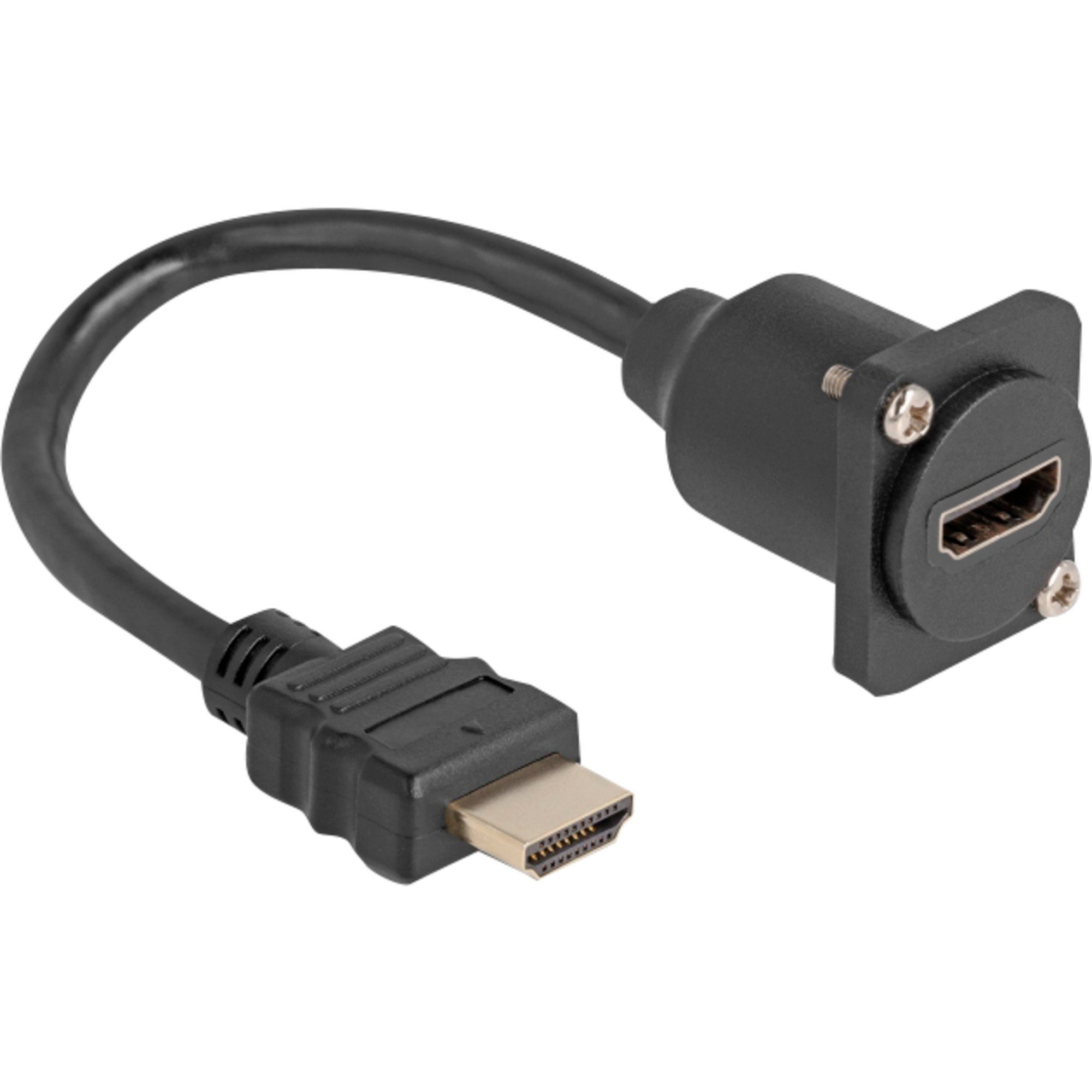Delock DeLOCK D-Typ Kabel HDMI Stecker > HDMI Buchse, Computer-Kabel