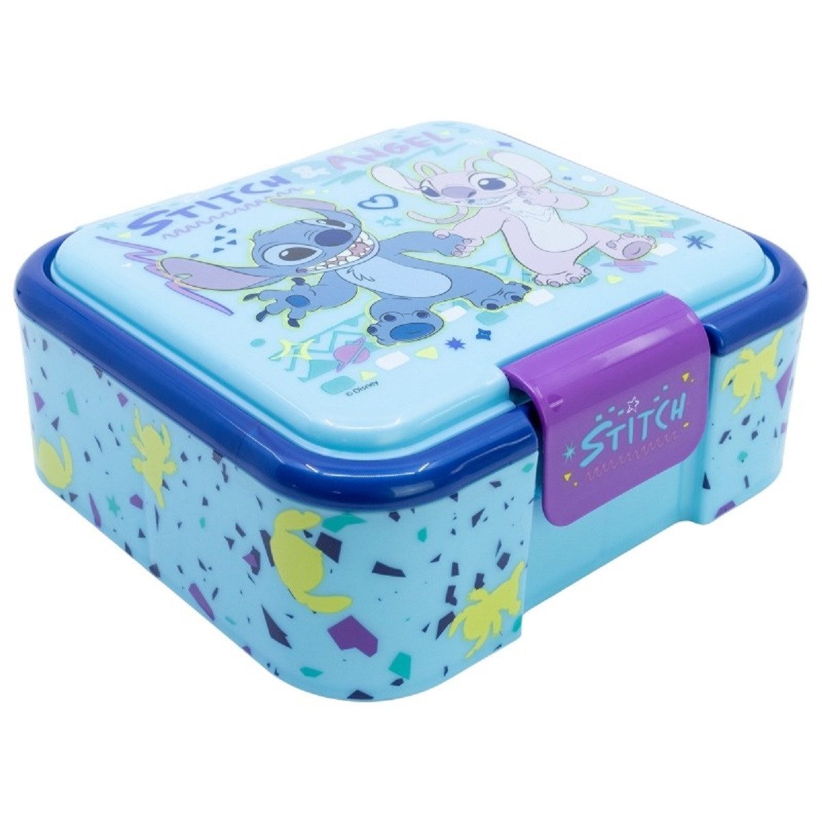 Lilo & Stitch Lunchbox Lilo & Stitch Kinder Brotdose – Lunchbox Pausenbox Schulbrotbox, (Einteilig), Brotzeitdose