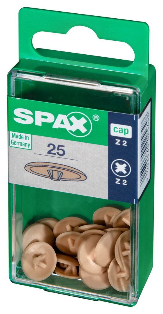 (kreuz)- zum SPAX beige Abdeckkappen Spax 25 stecken Abdeckkappe