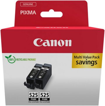 Canon PGI-525PGBK (Doppelpack) Tintenpatrone (Packung, 2-tlg)