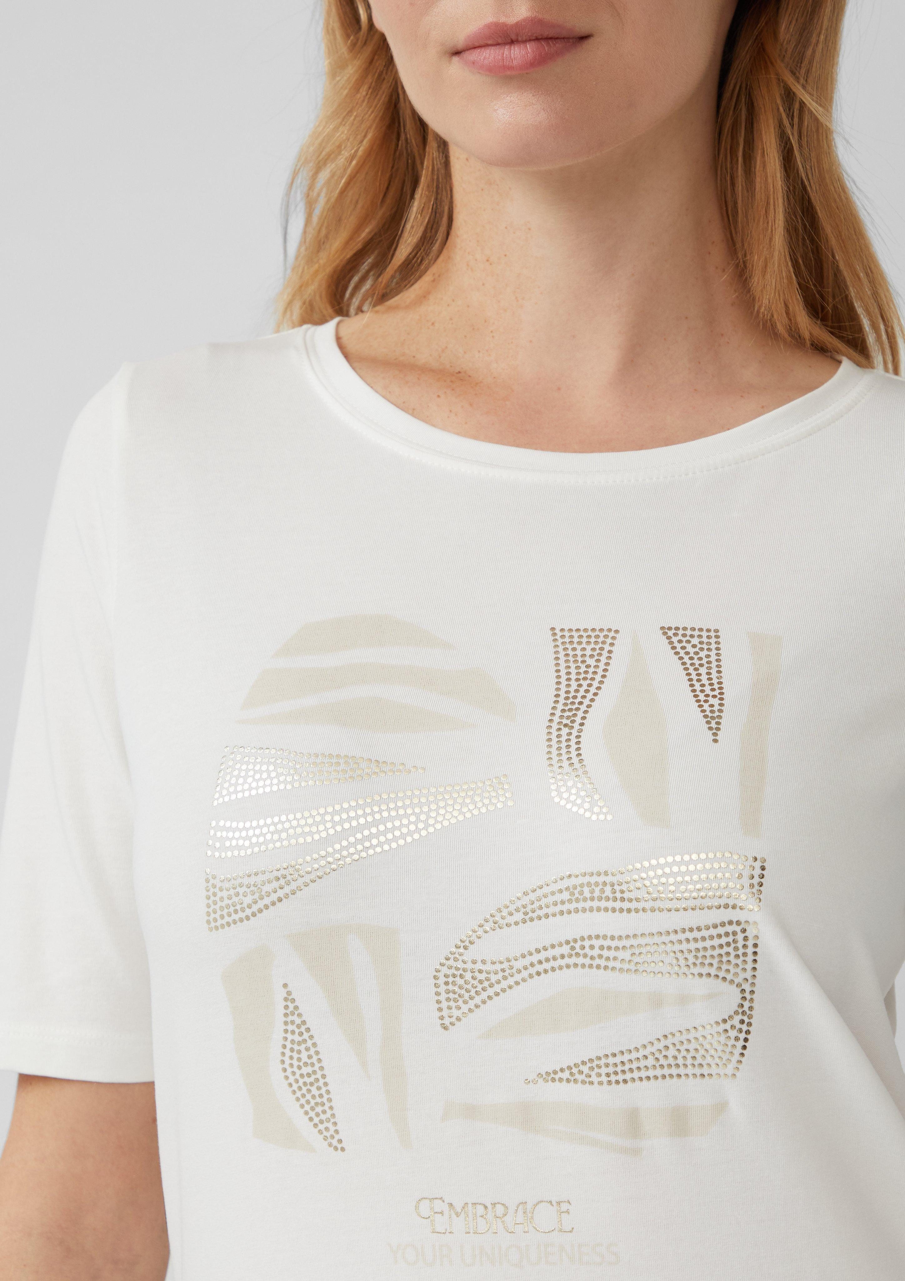 s.Oliver Kurzarmshirt Jersey-T-Shirt im Slim Fit günstig online kaufen