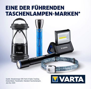 VARTA Taschenlampe Flashlight FC BAYERN (3-St), usgestattet mit 9 LEDs, bruchsicher durch 3 Komponenten