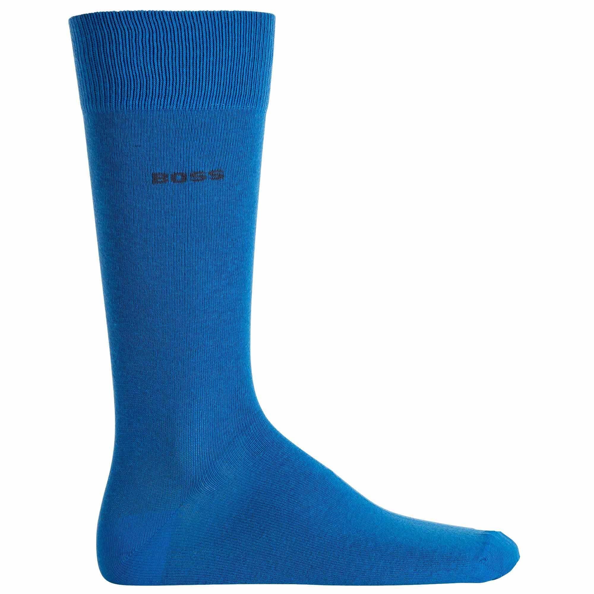 Pack 6er CC, Kurzsocken RS Finest - Blau/Hellblau/Schwarz BOSS Colors Uni Socken, Herren