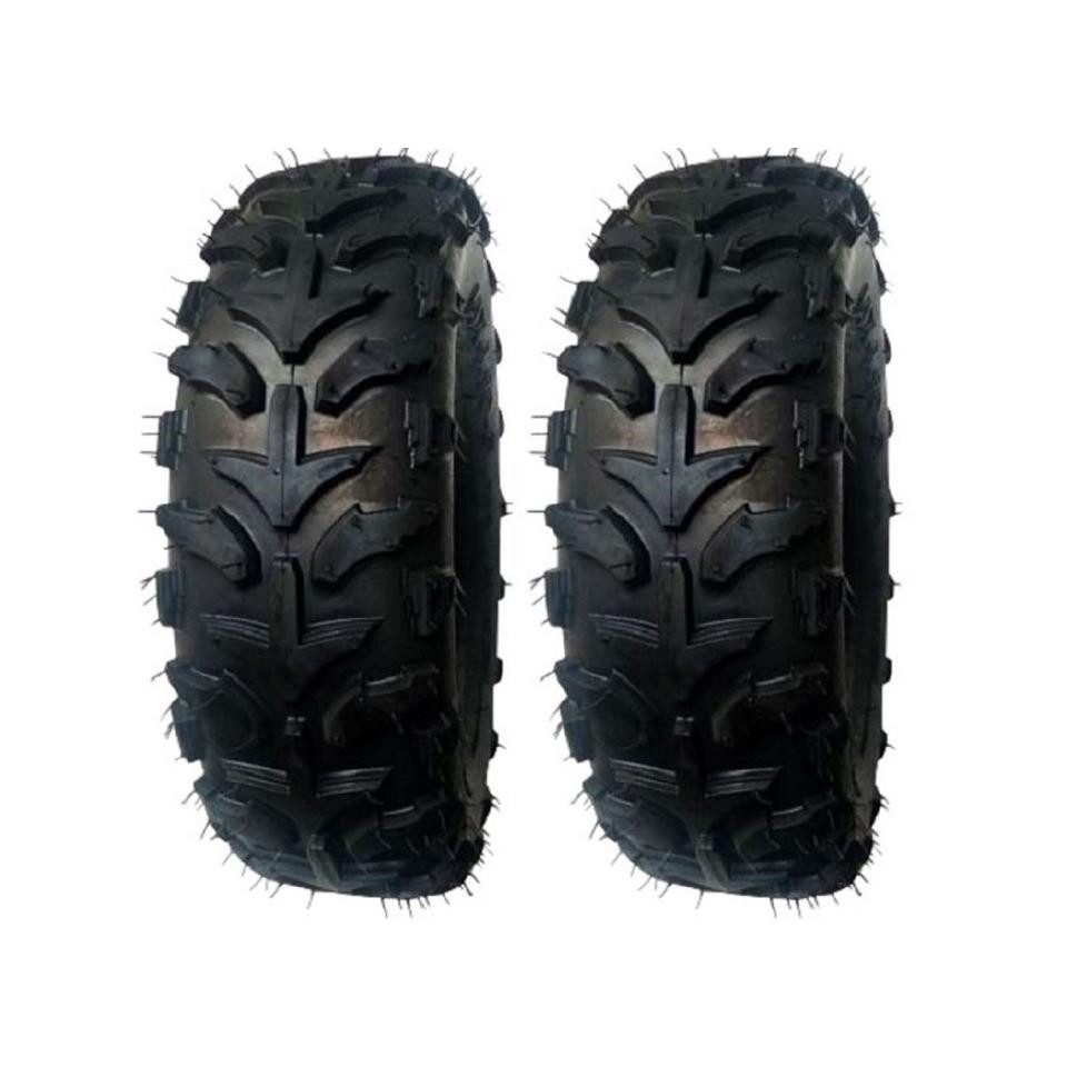 FunSport-Factory Kinderfahrzeug-Räder Kinderquadreifen Quadreifen 2er Set Reifen 14x5.0-6, Stollenprofil, hoher Grip, für Kinderquads, robust & langlebig