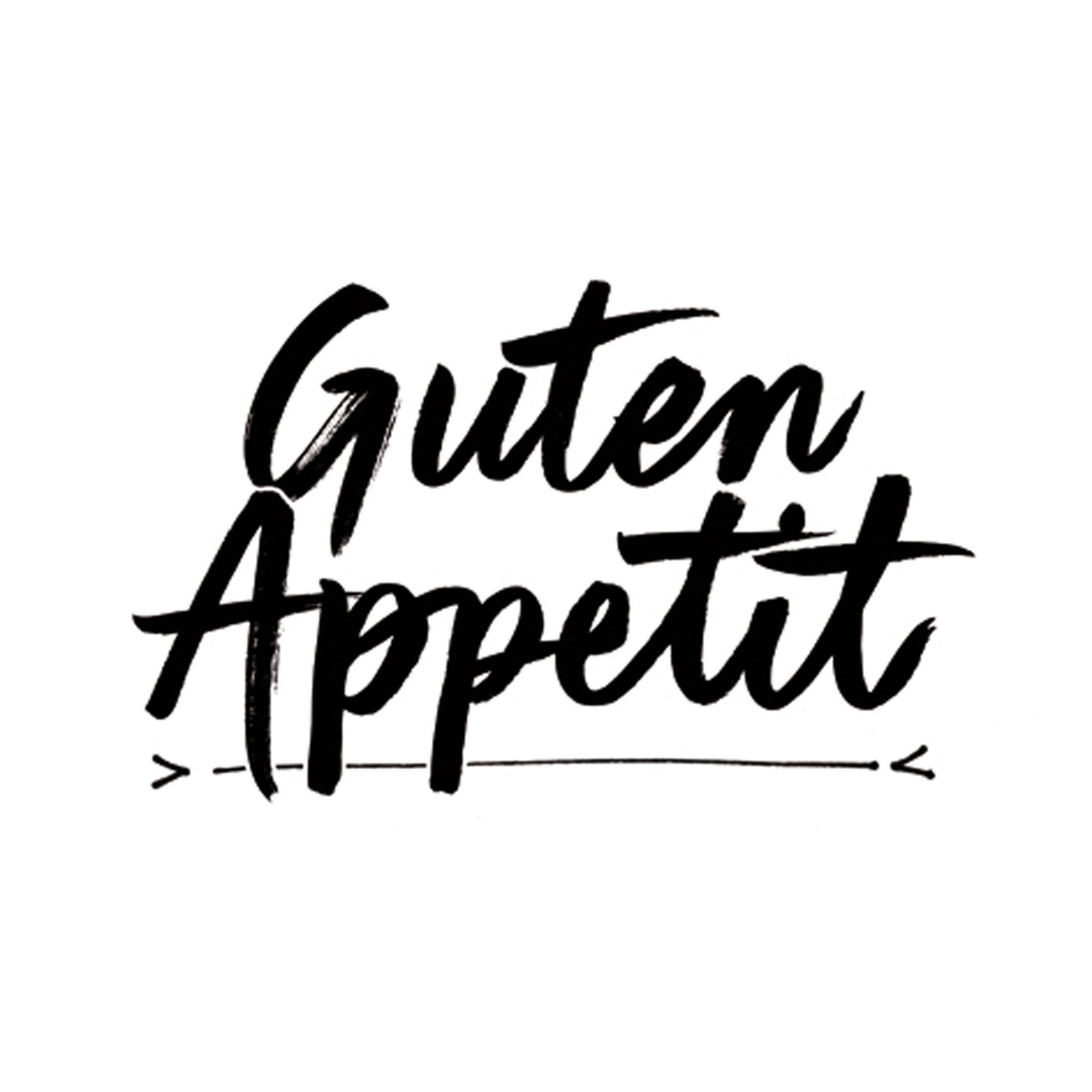 ti-flair Papierserviette, Servietten Papier 33x33cm Guten Appetit / Bon Appetit 20 Stück
