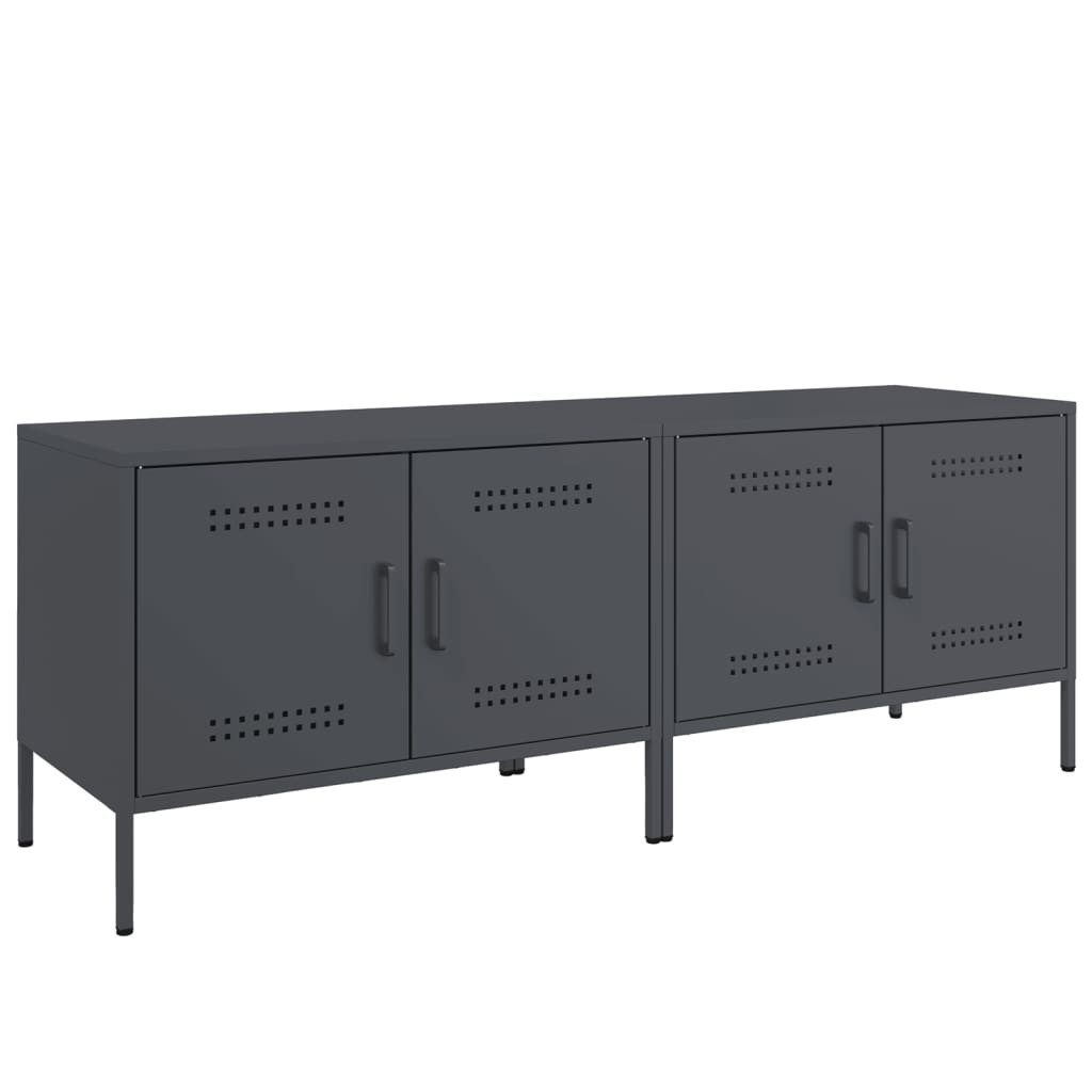 vidaXL TV-Schrank TV-Schränke 2 Stk. Anthrazit günstig online kaufen