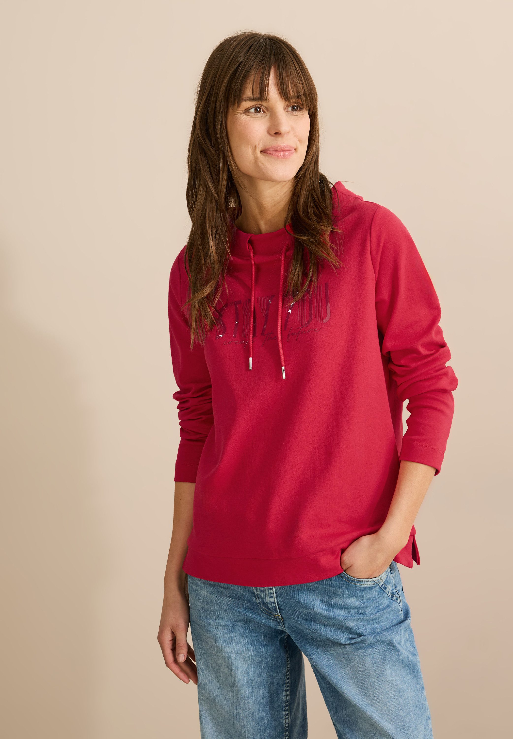 Cecil Langarmshirt, mit Kragen günstig online kaufen