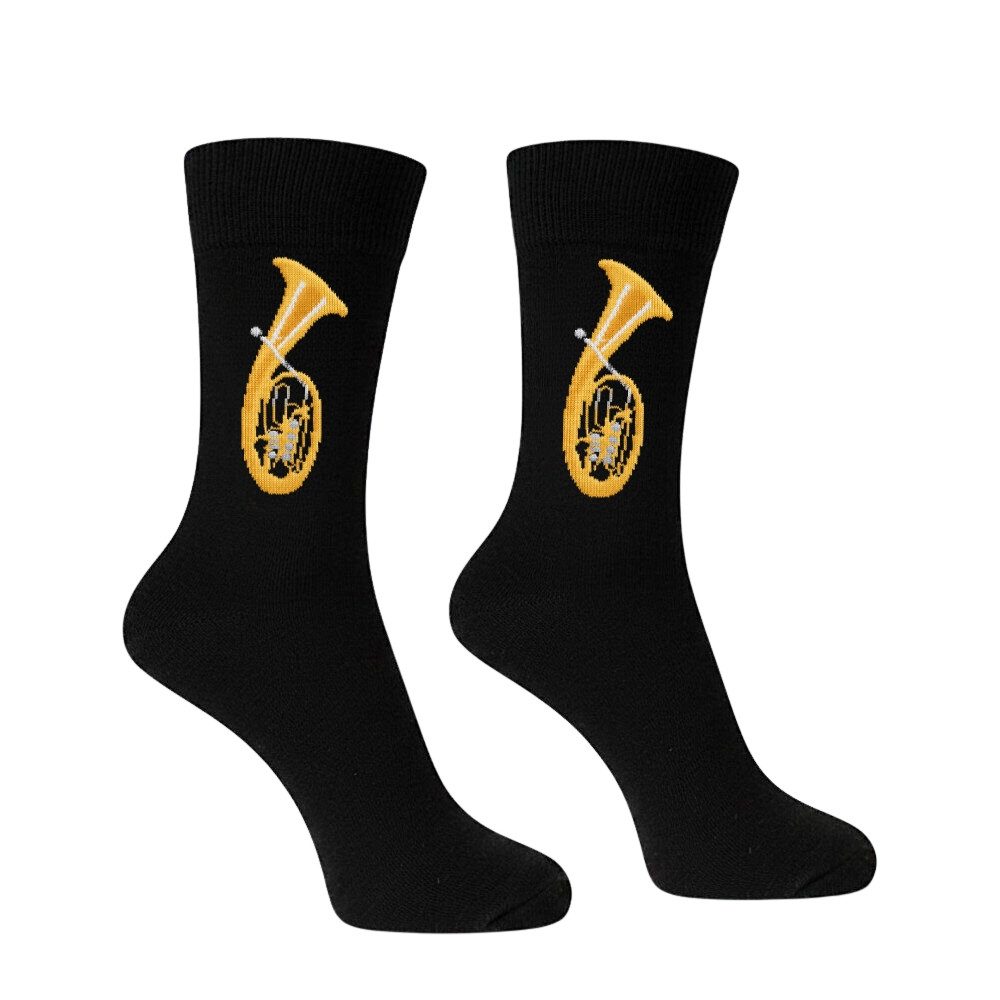 mugesh Freizeitsocken Musik Socken Tenorhorn für Musiker