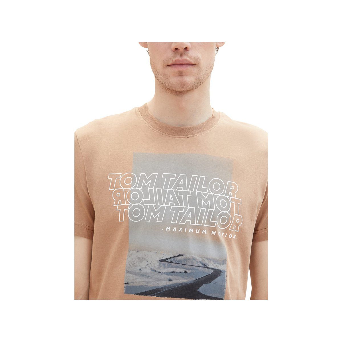 T-Shirt TOM creme TAILOR (1-tlg)