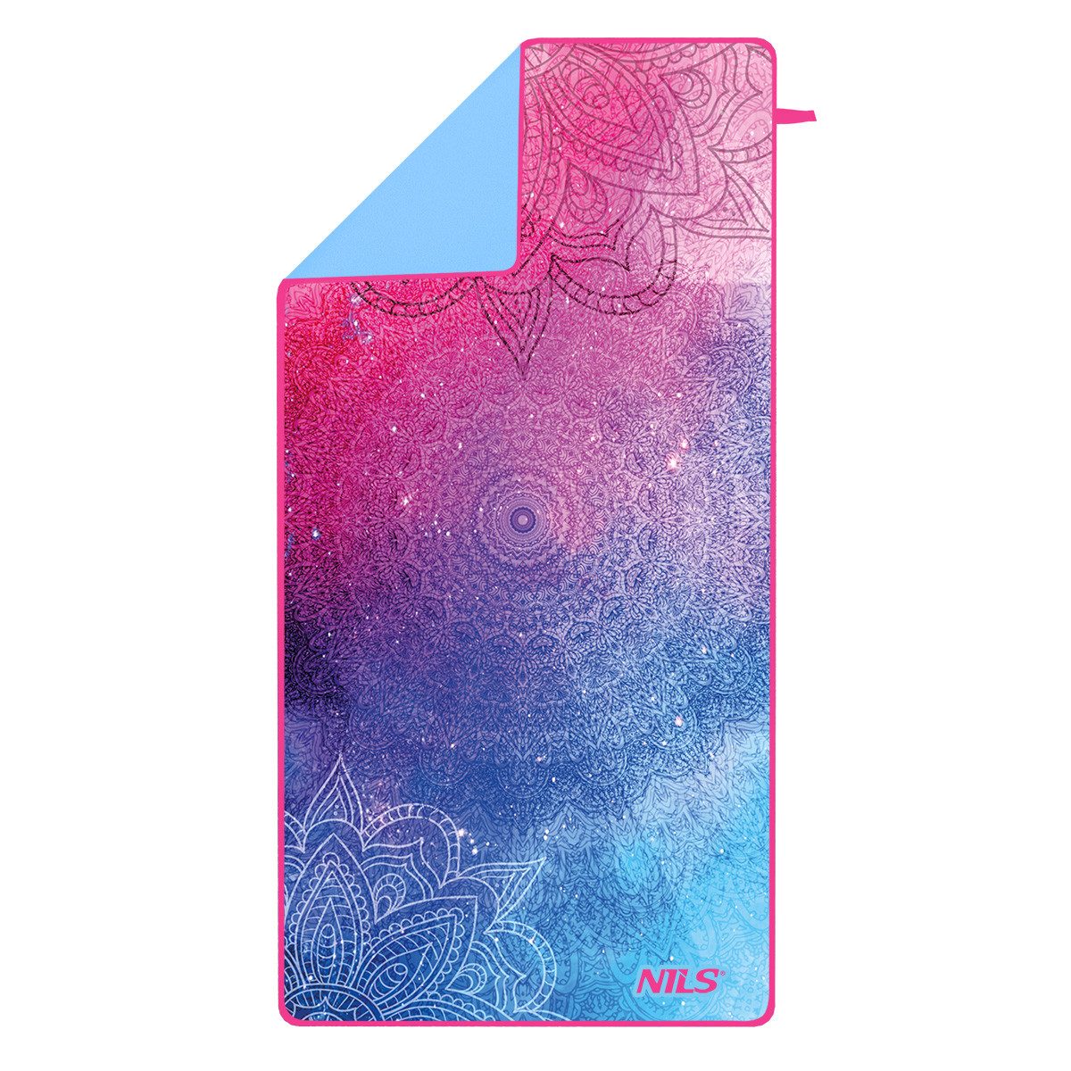 Nils Handtuch Mikrofaserhandtuch Campinghandtuch Strandtuch Mandala 160x80cm, Schnell trocknend – Bild 2 von 5